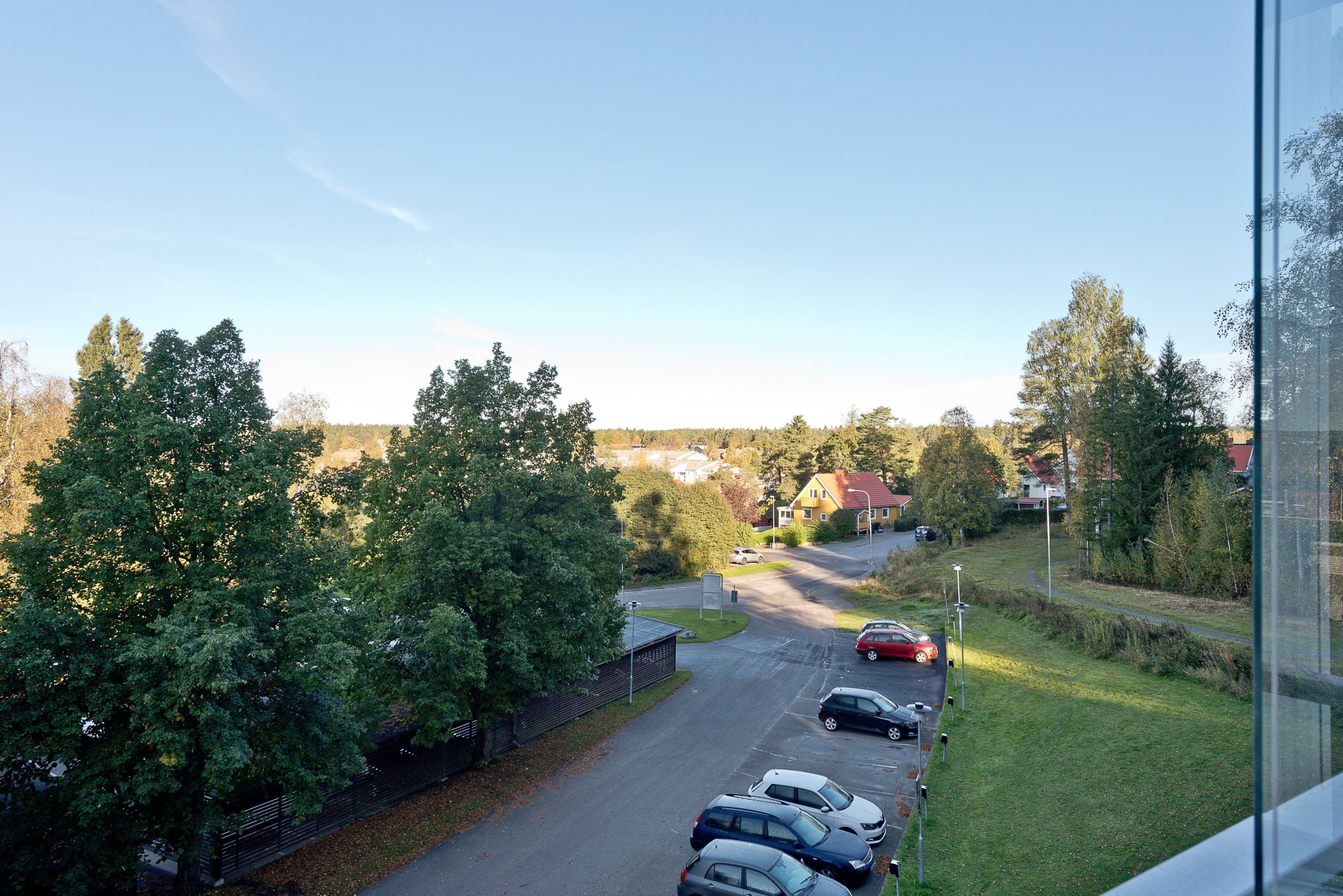 Utsikt från balkong