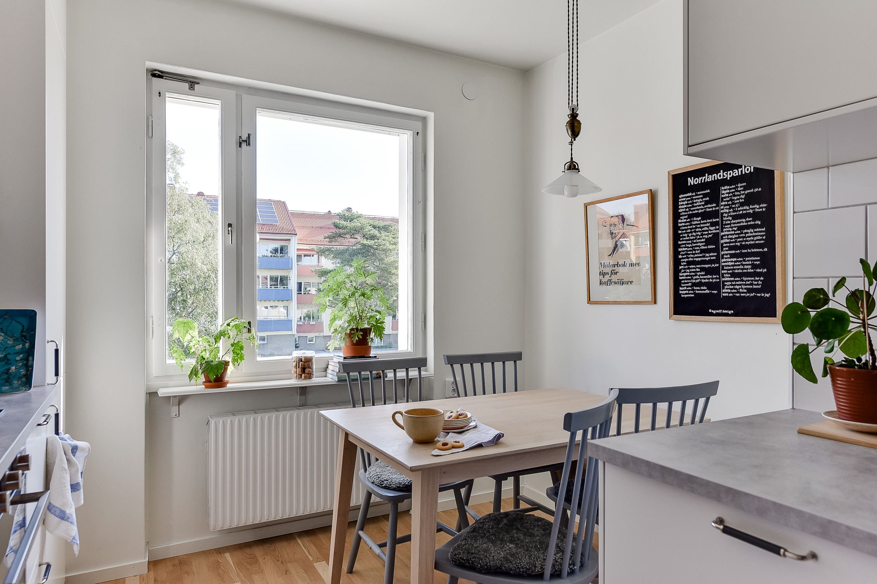 Kök med matplats