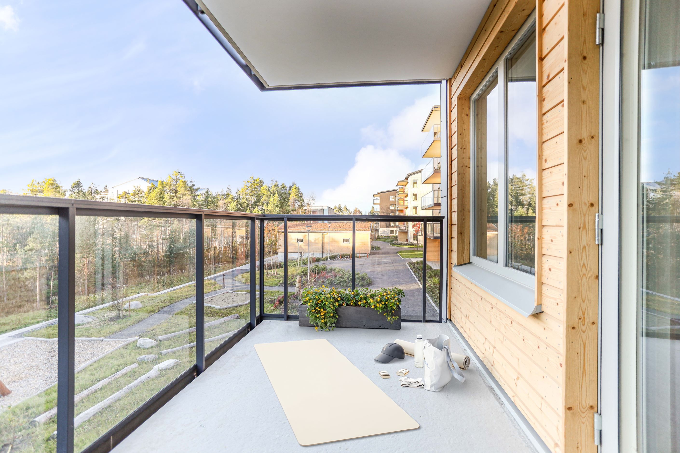 Balkong - västläge