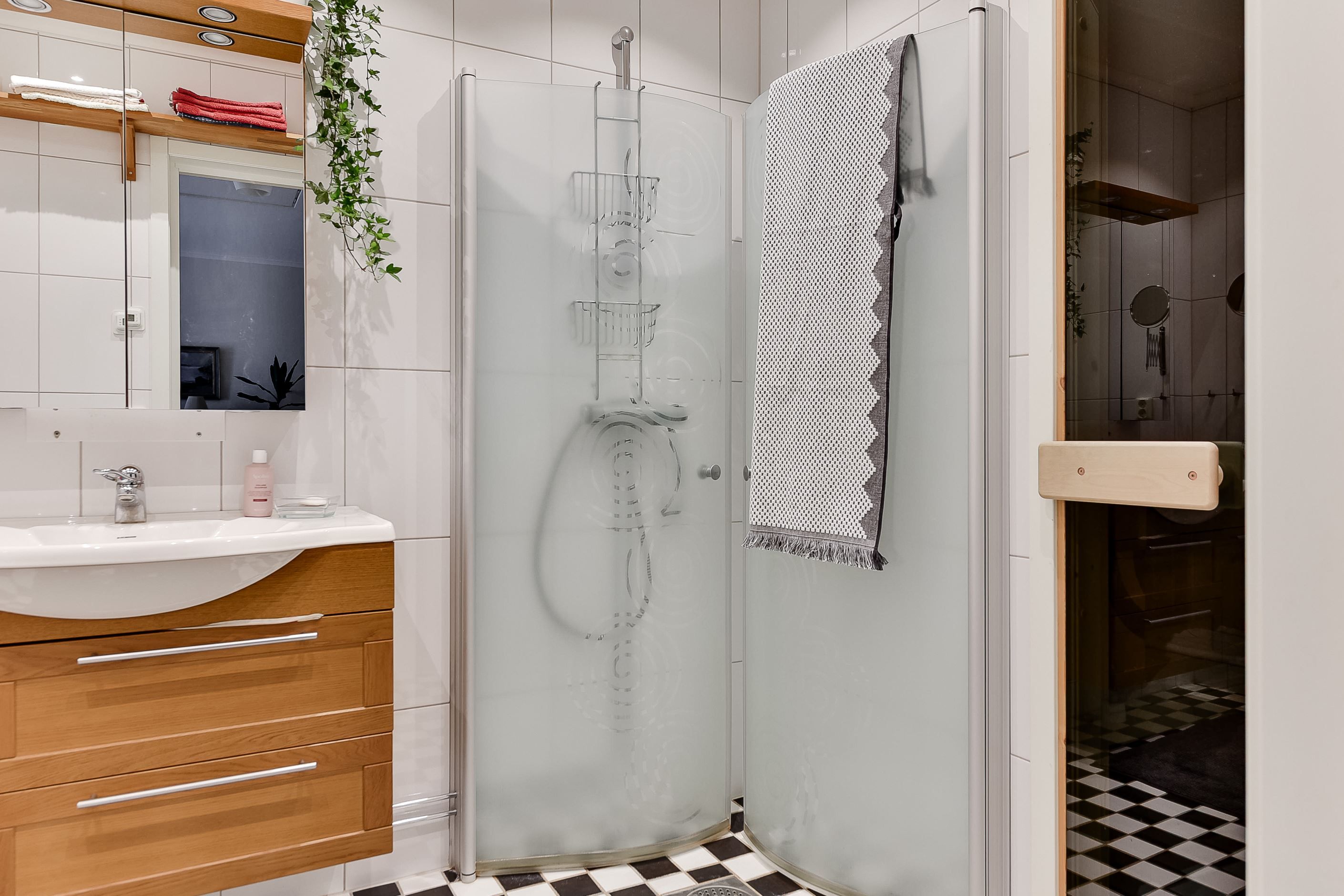 Wc/Dusch med Bastu - övervåning