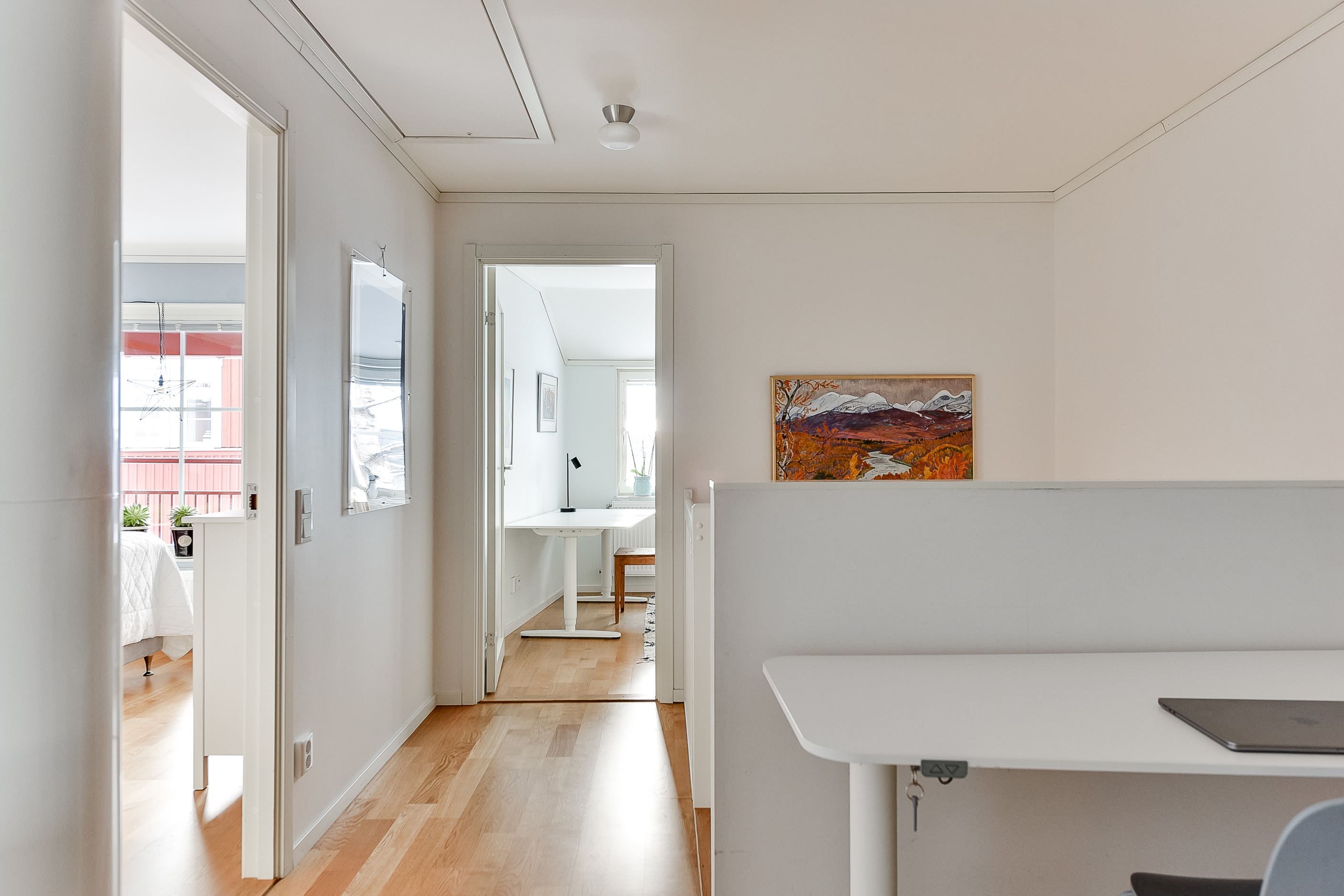 Övre plan mot sovrum 1 & 2