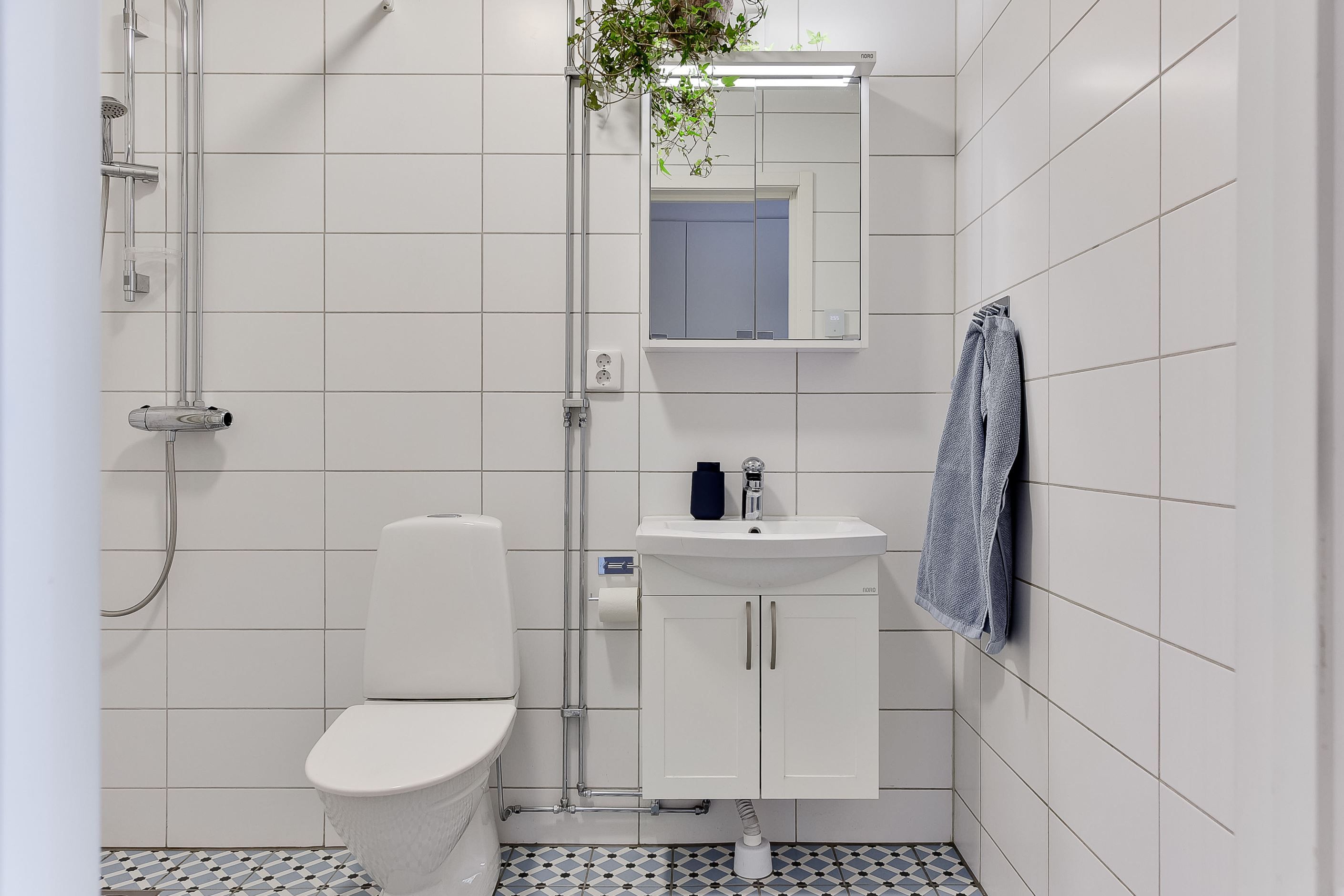 Duschrum - nedre plan