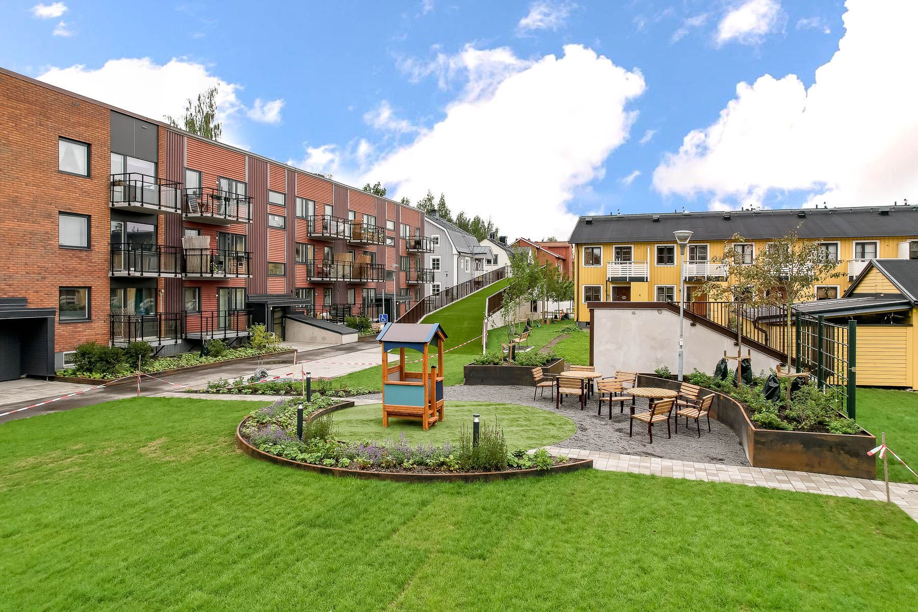 Innergård - sommarbild