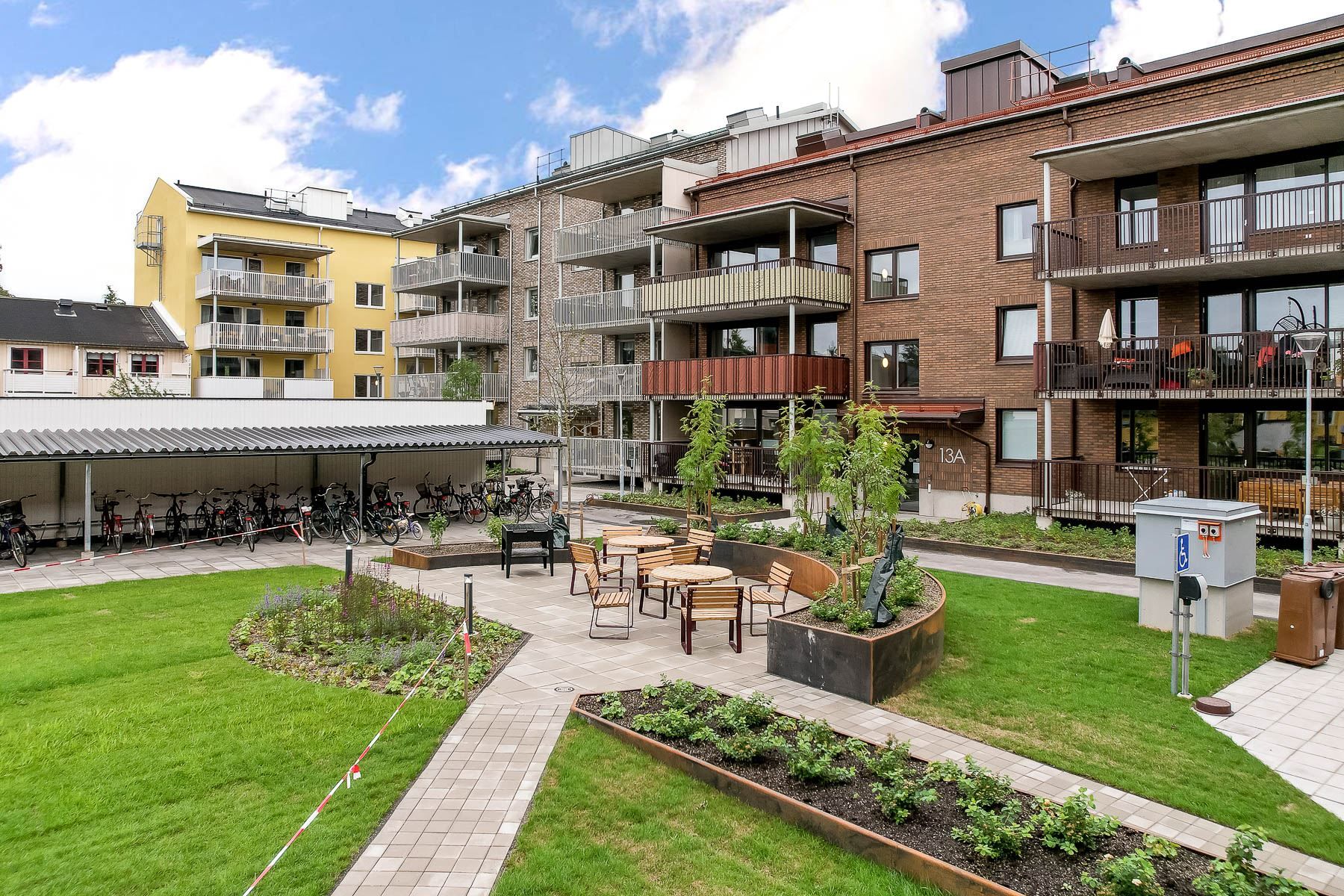 Innergård - sommarbild