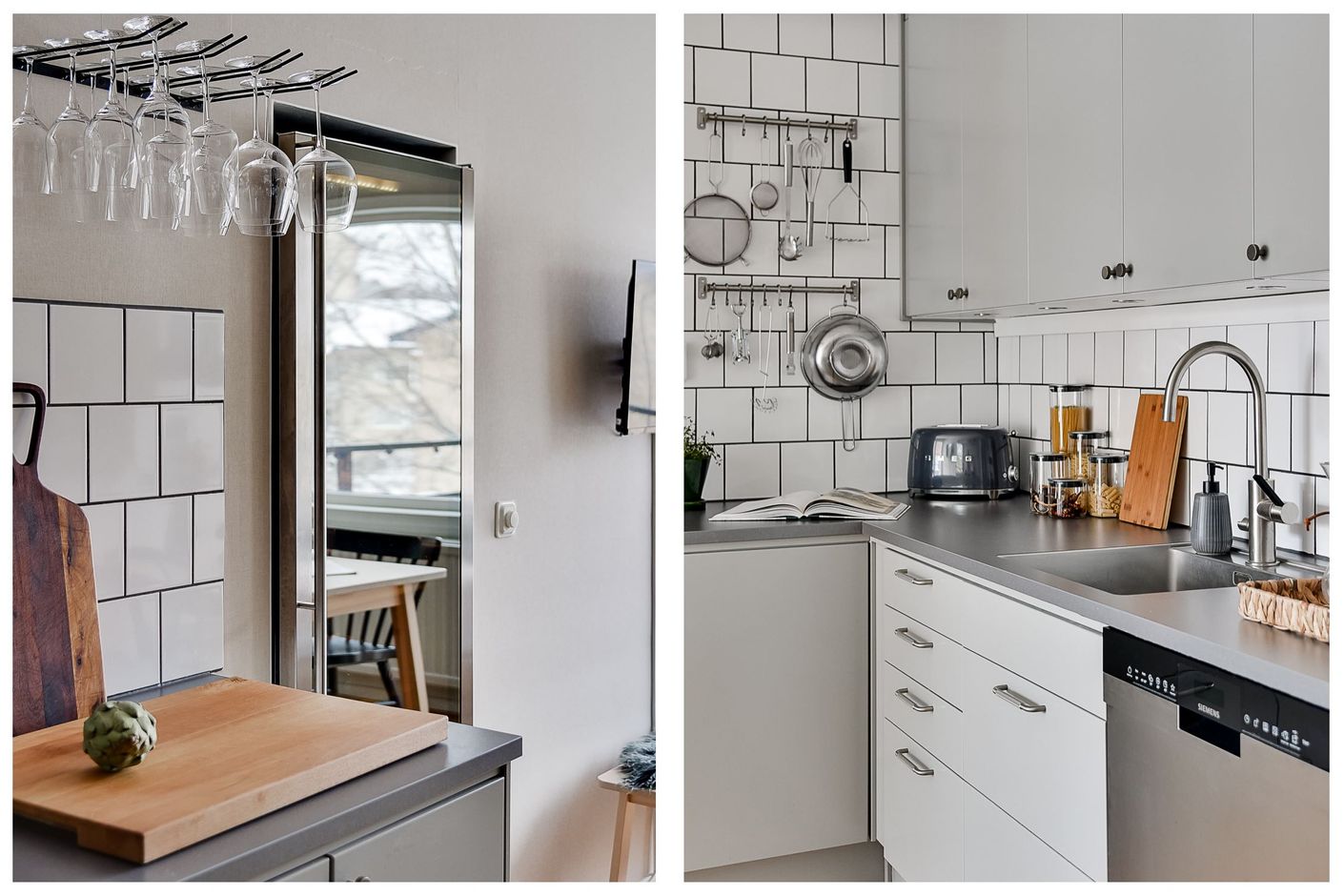 Kök med matplats