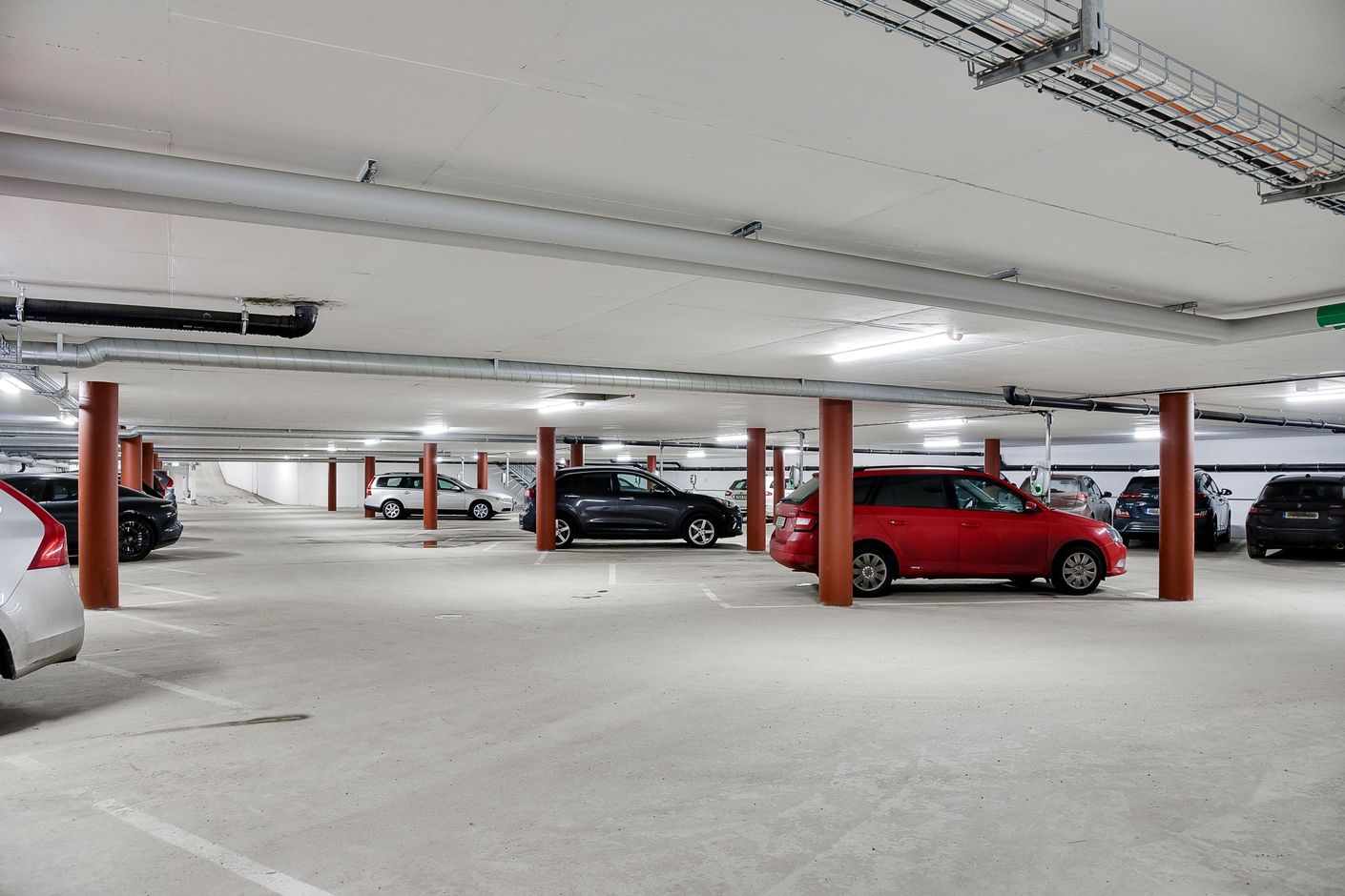Varmgarage i huskroppen