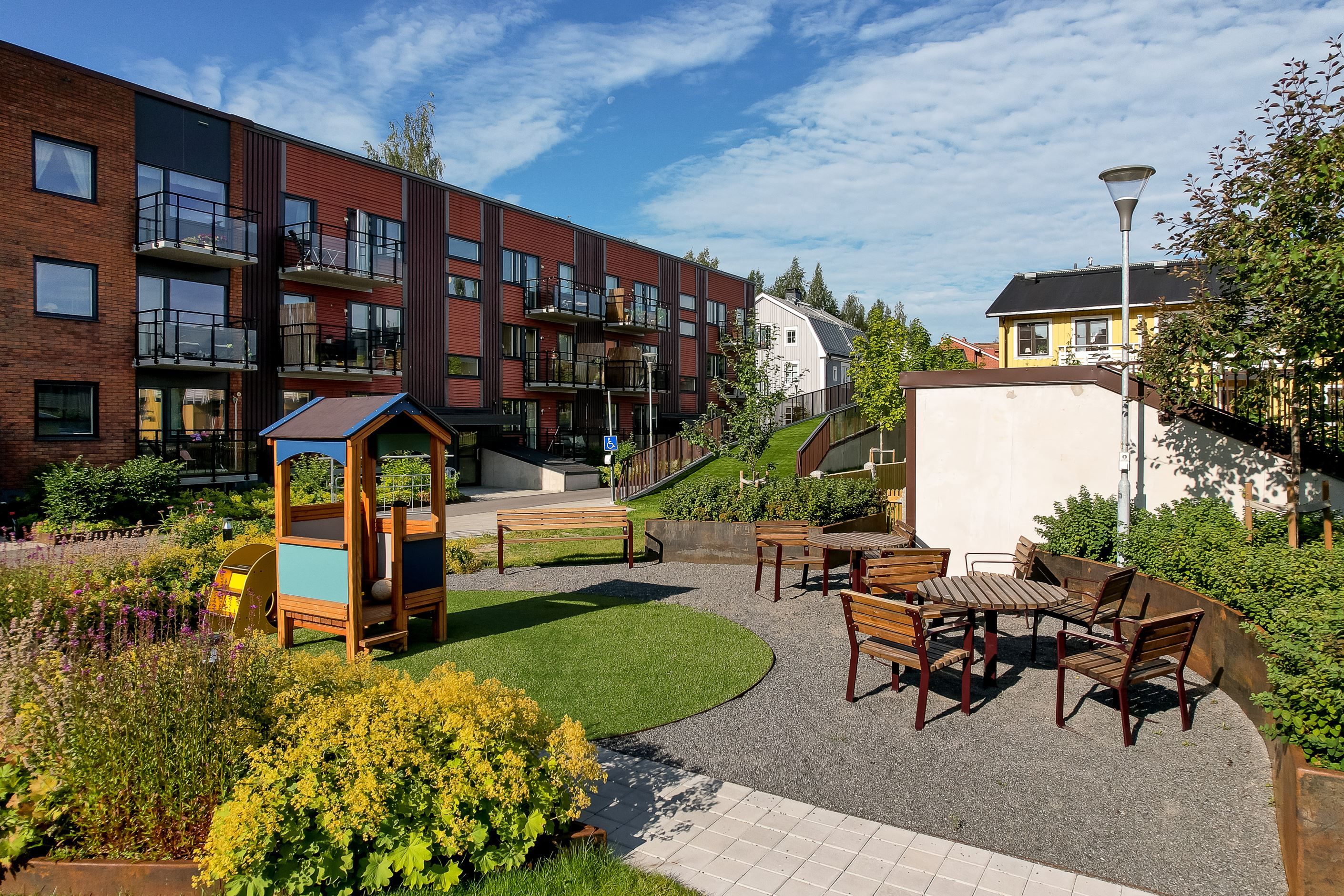 Innergård - sommarbild