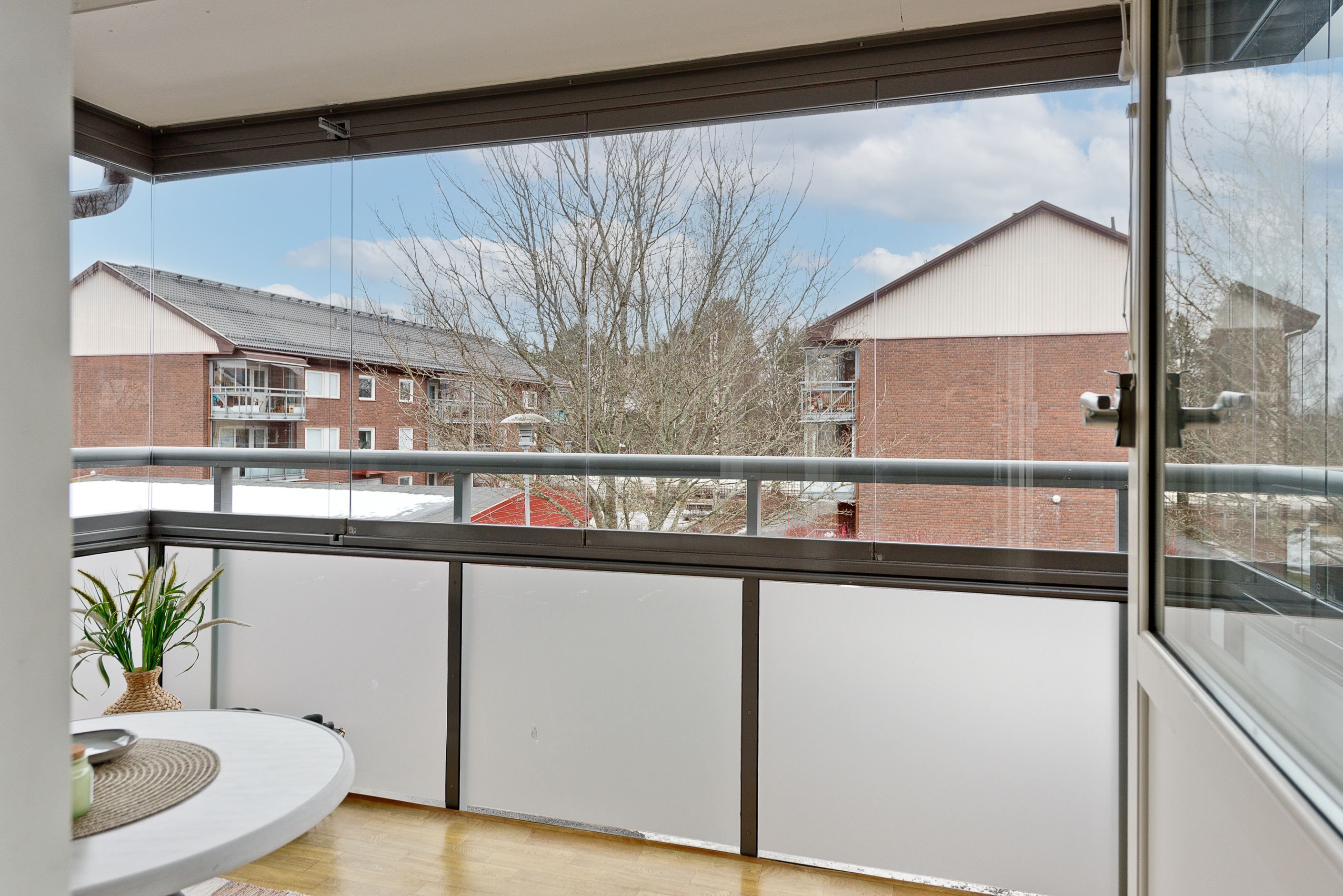 Inglasad balkong - söderläge