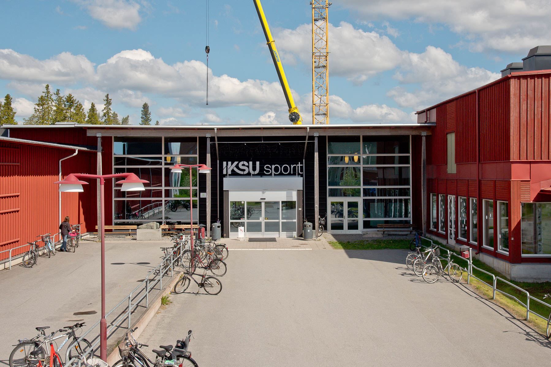 Nära träningsanläggningen IKSU