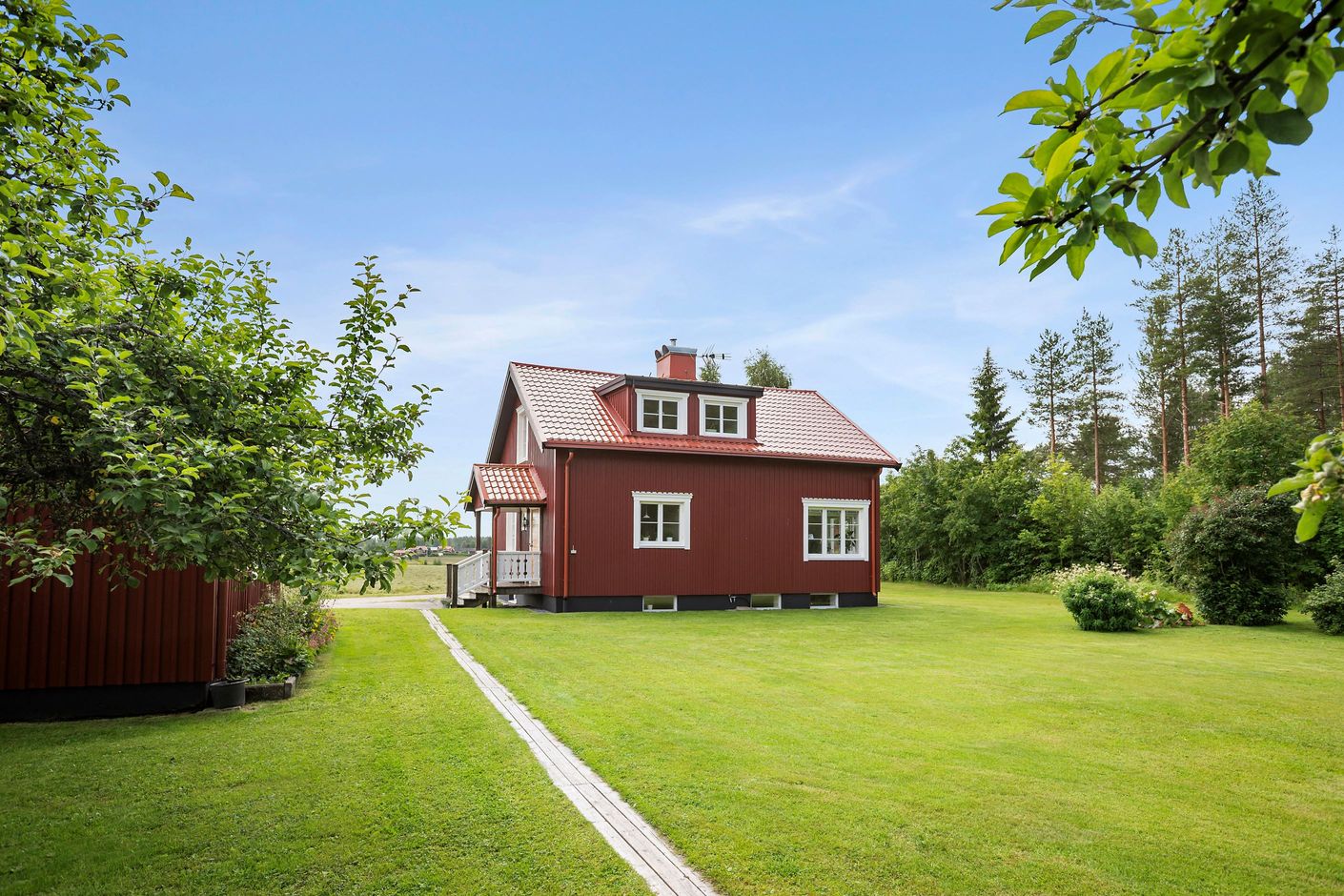 Baksida av huset