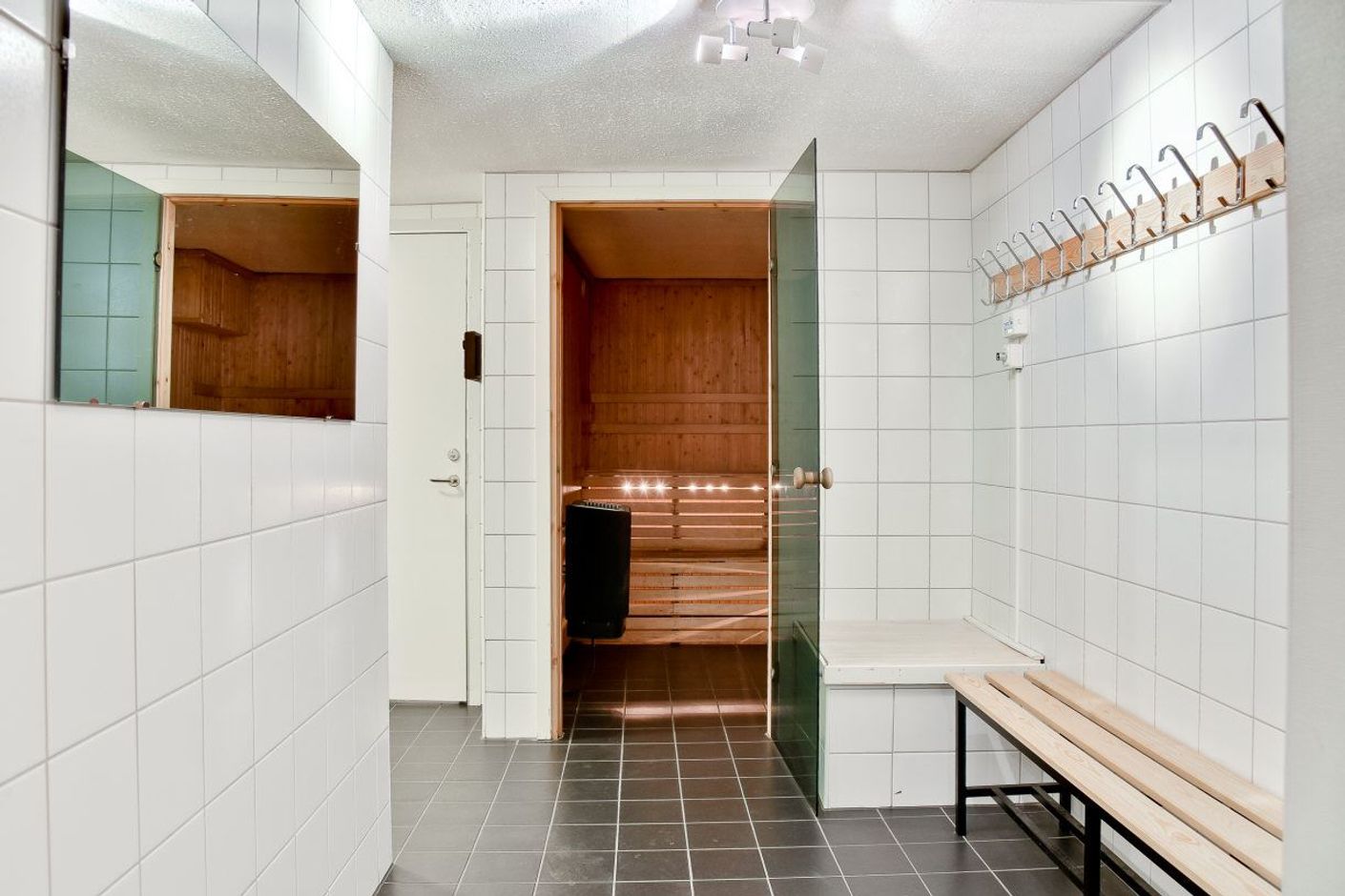 Föreningens bastu i källaren