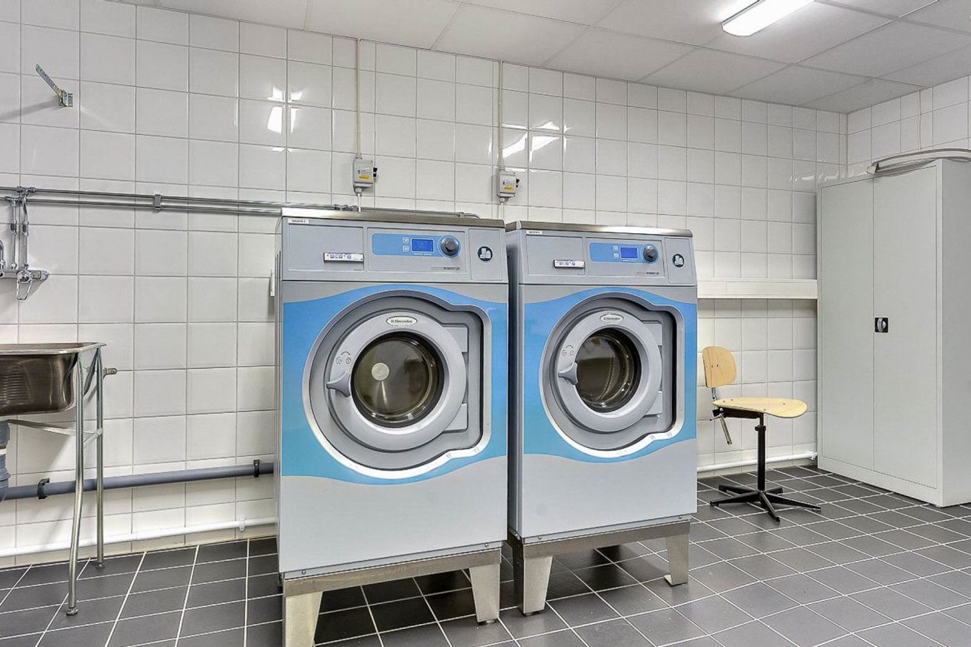 Föreningens tvättstuga i källaren
