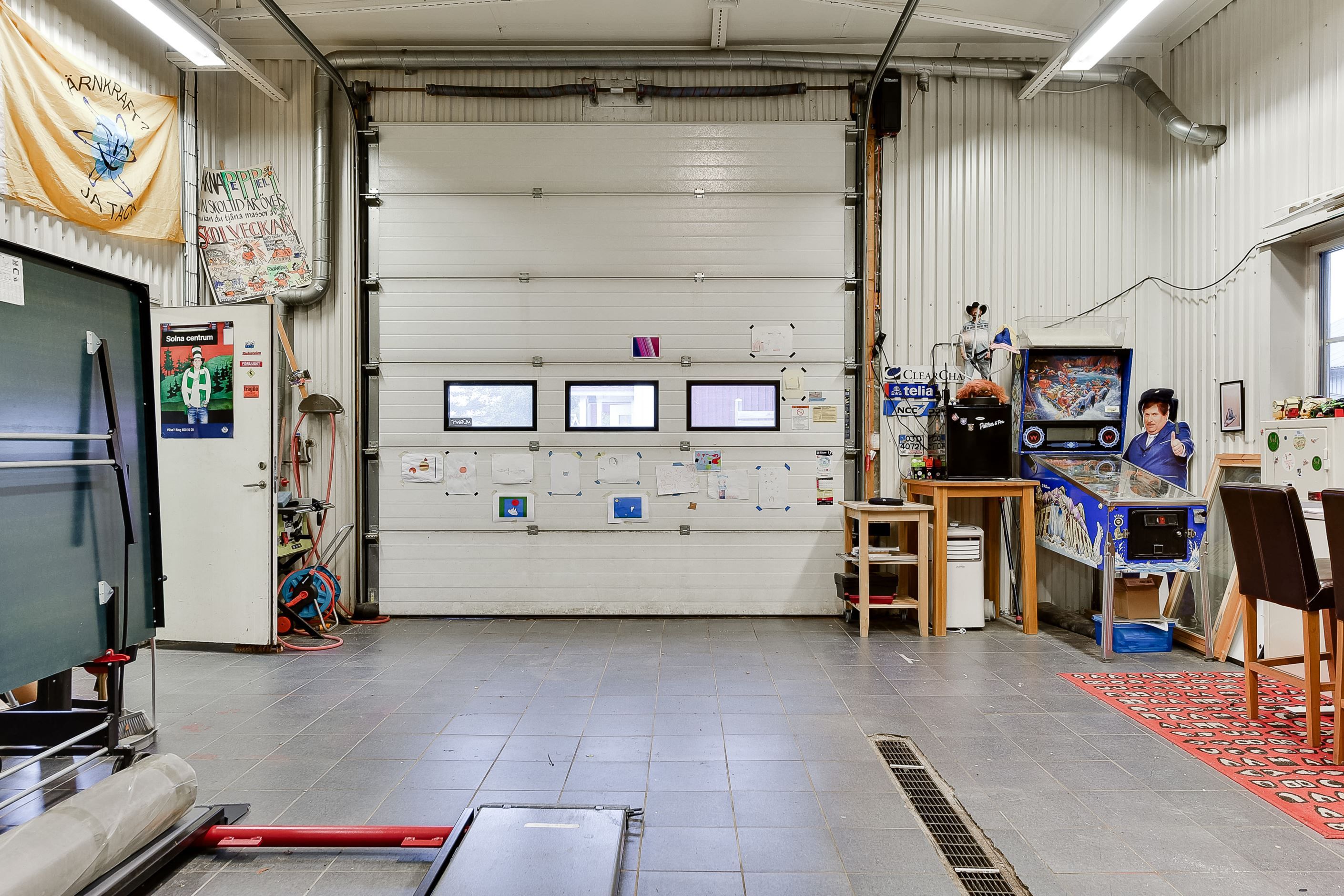 Garage - maskinhall