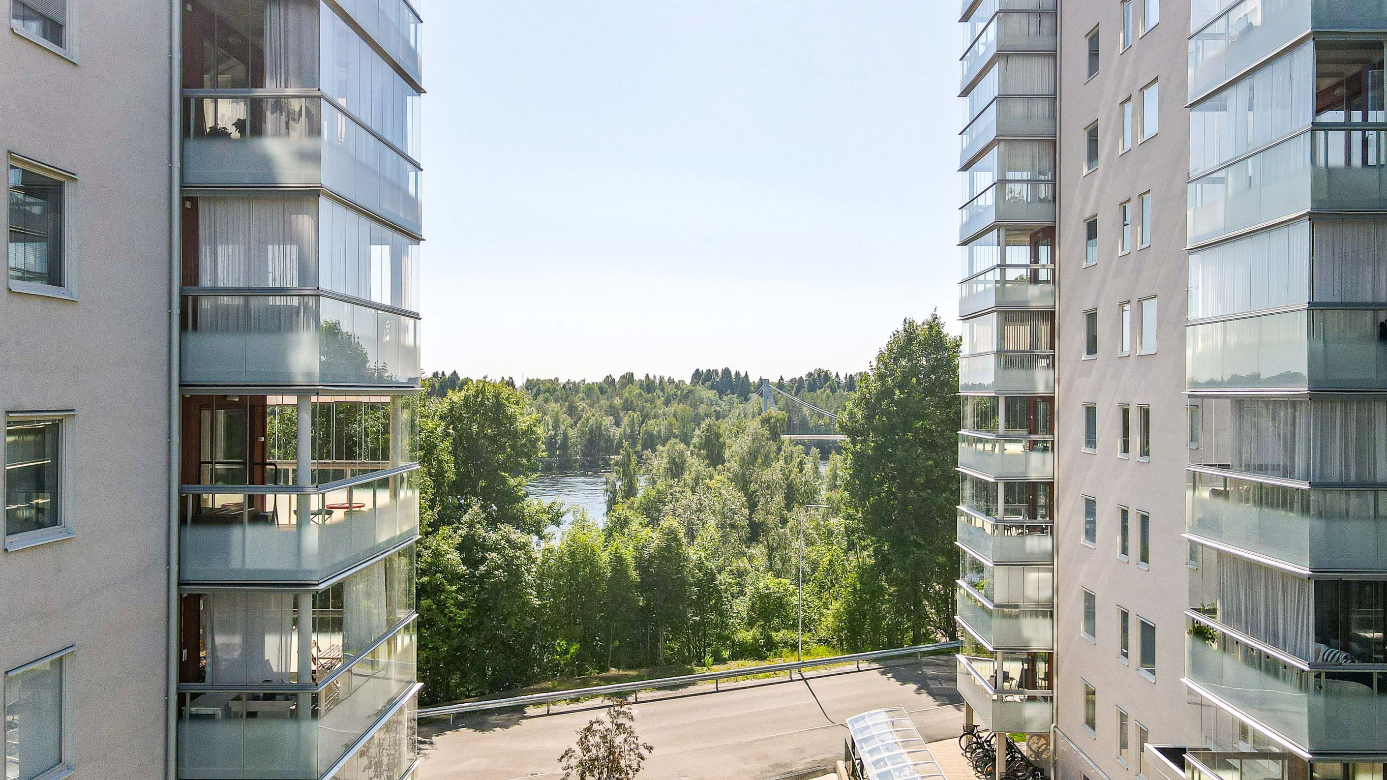 Utsikt från balkongen