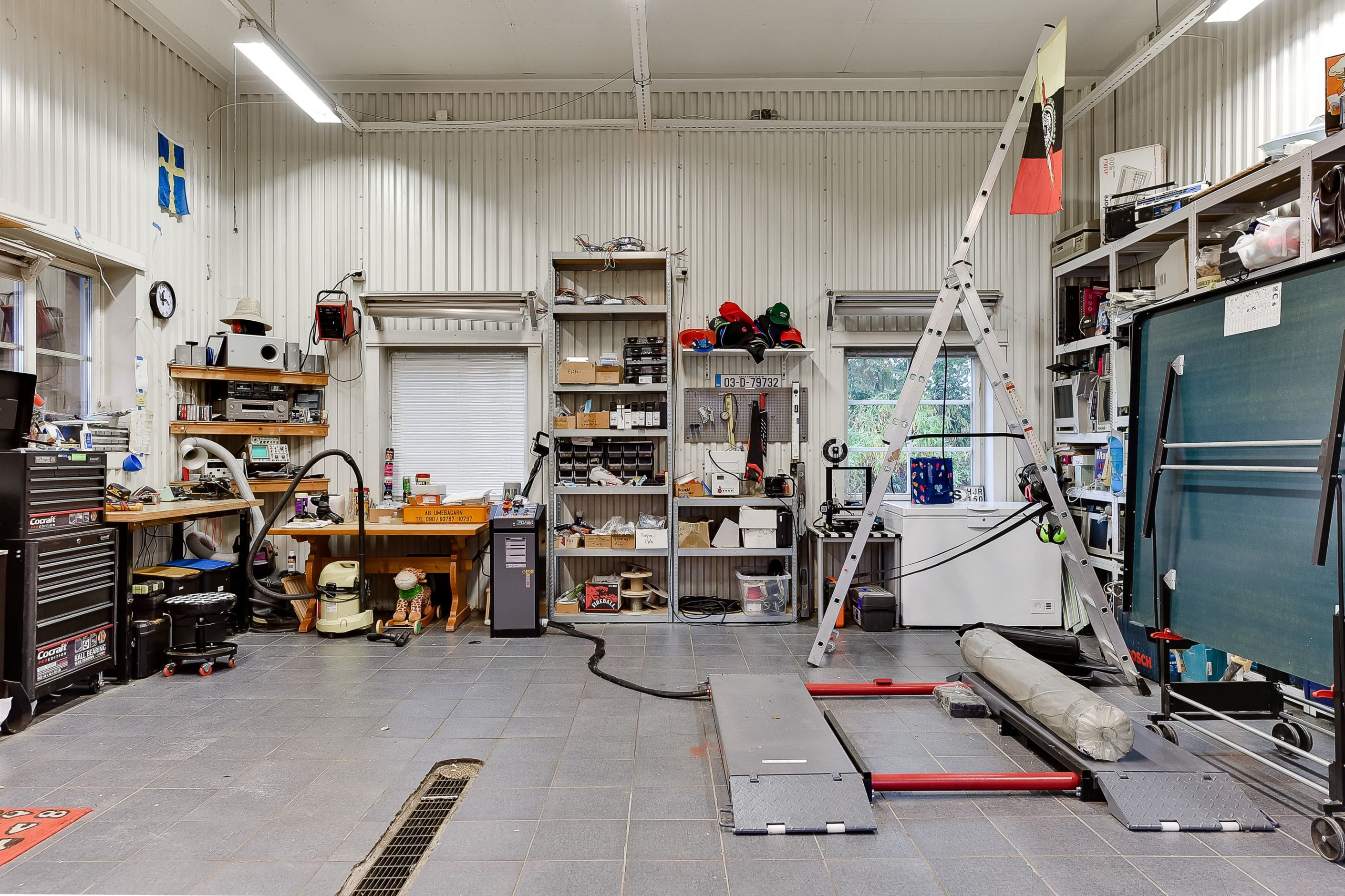Garage - maskinhall