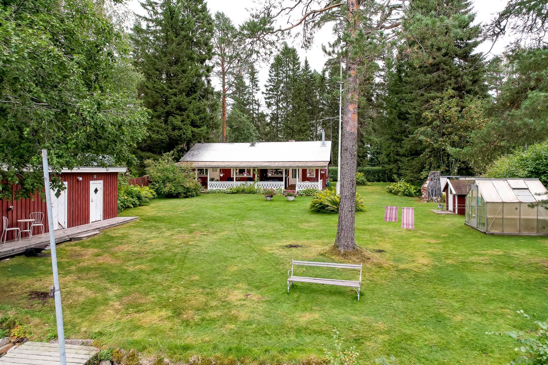Vy över byggnaderna