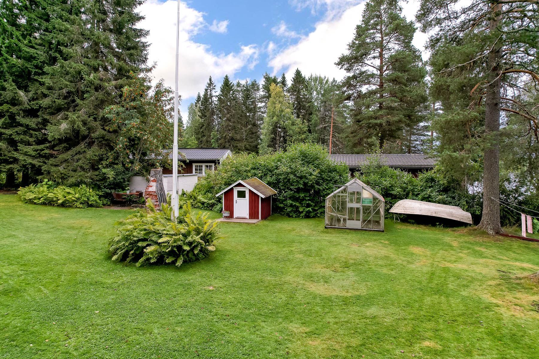 Vy över tomten