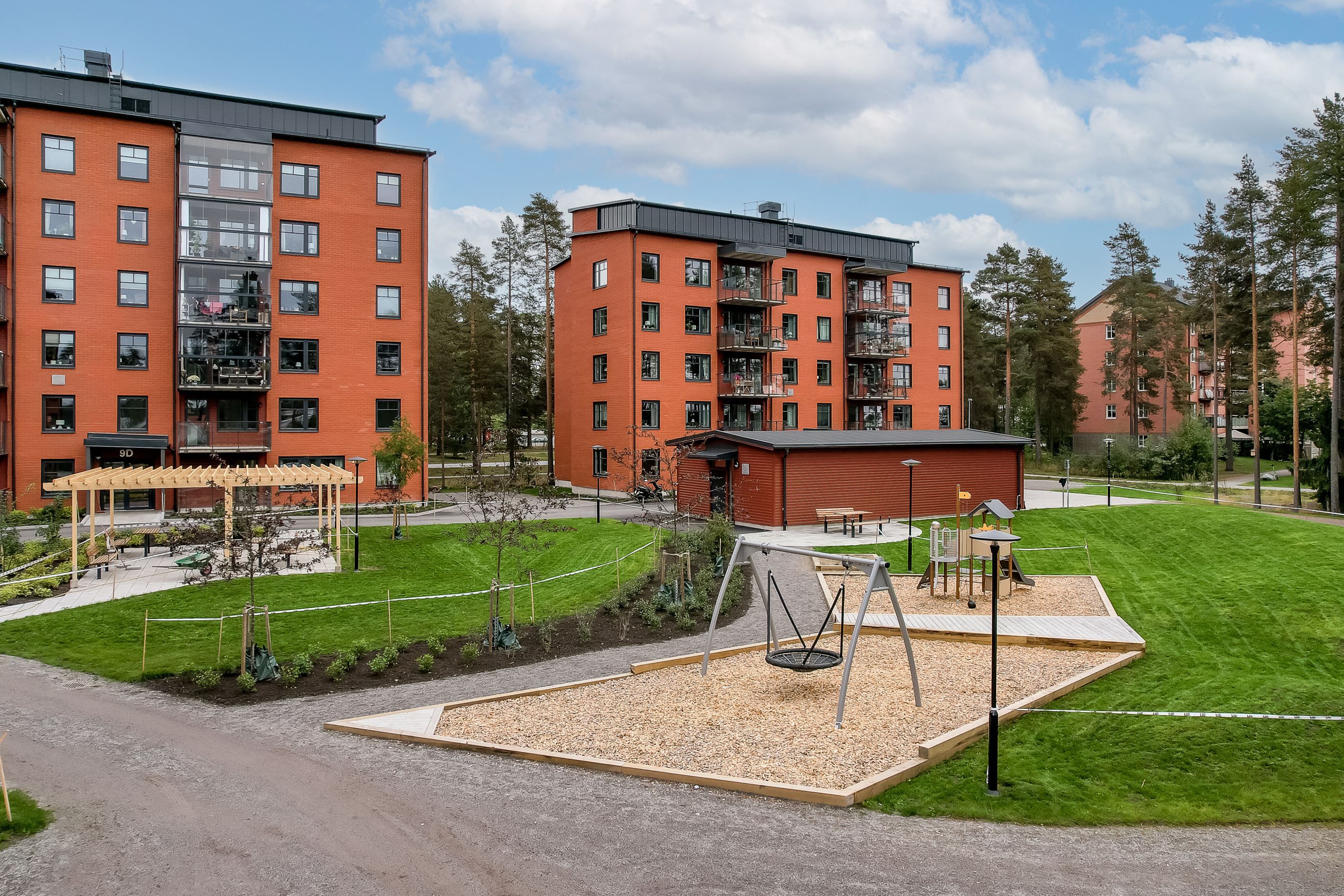 Lugn och fin innergård