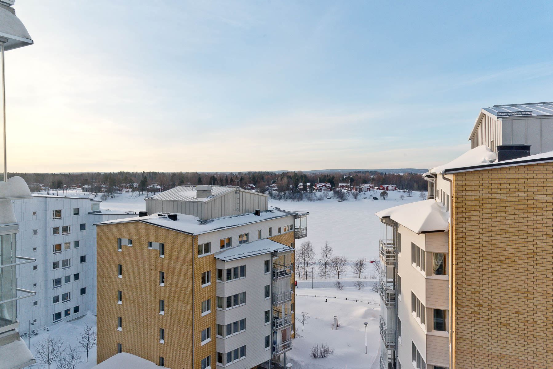Älvsutsikt från balkong