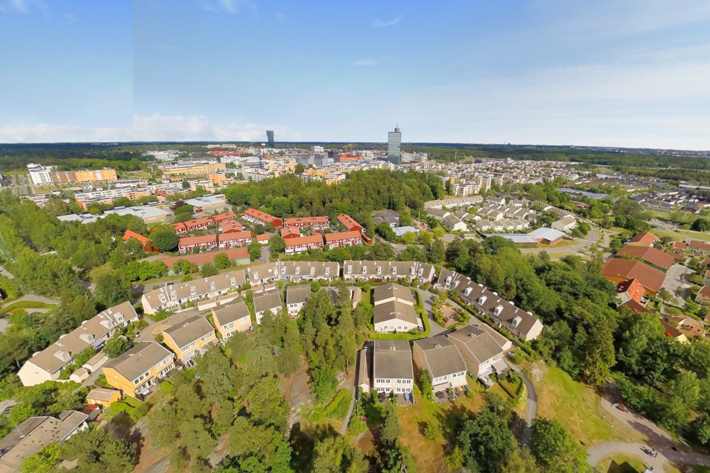 Ribegatan drönarfoto