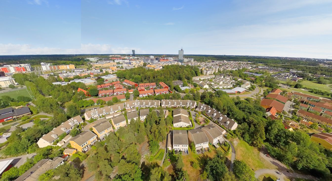 Ribegatan drönarfoto