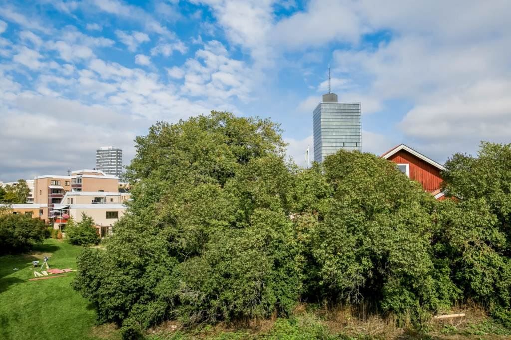 Lågupplöst Utsikt Kök sommarbild