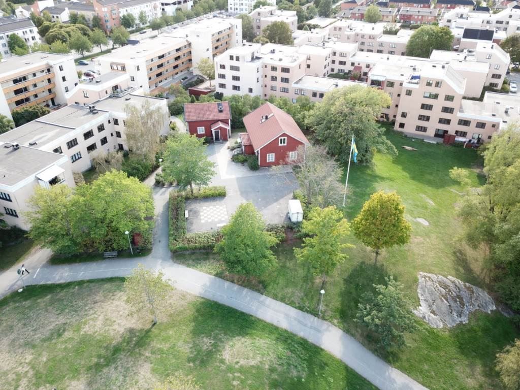 Lågupplöst Drönarfoto