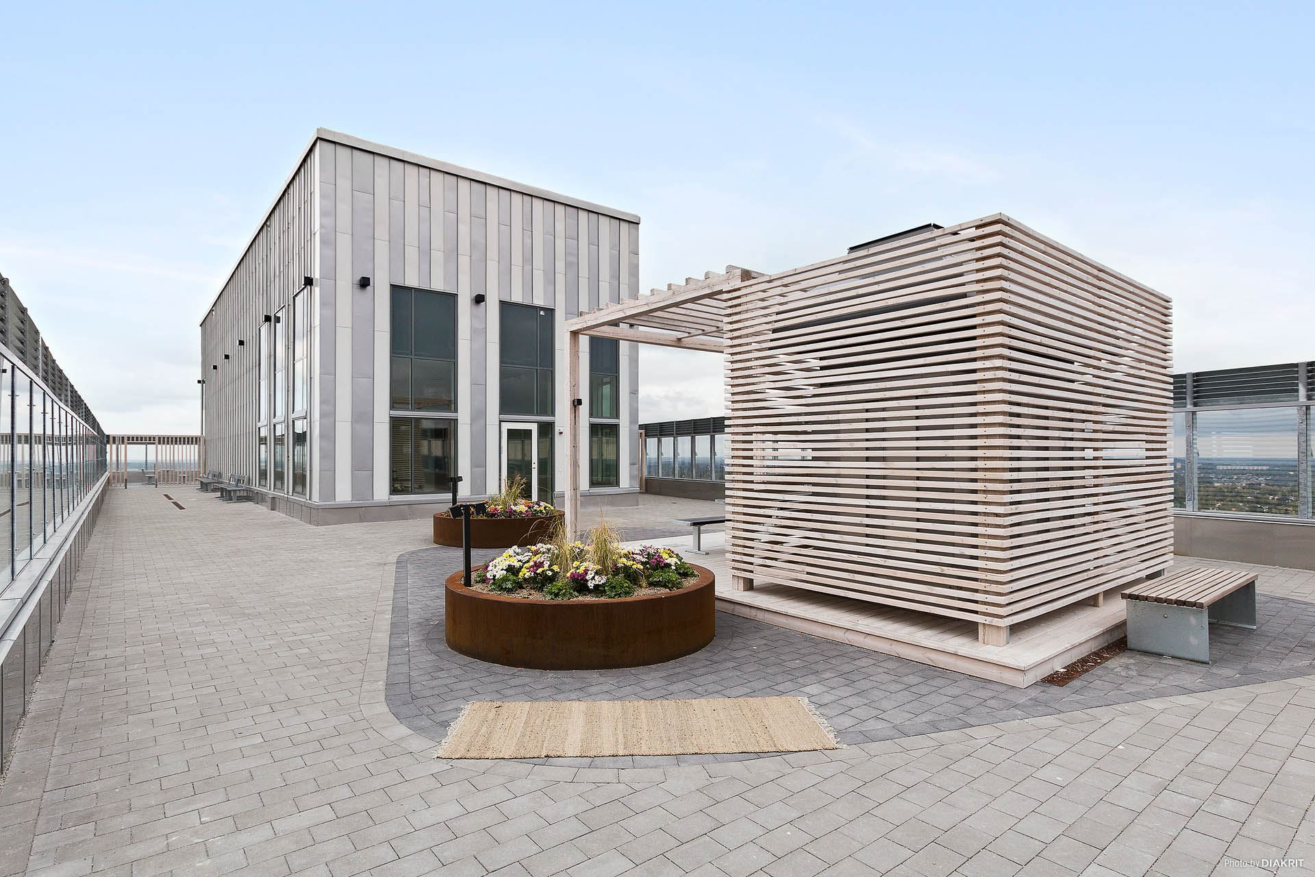 Takterrass på våning 36