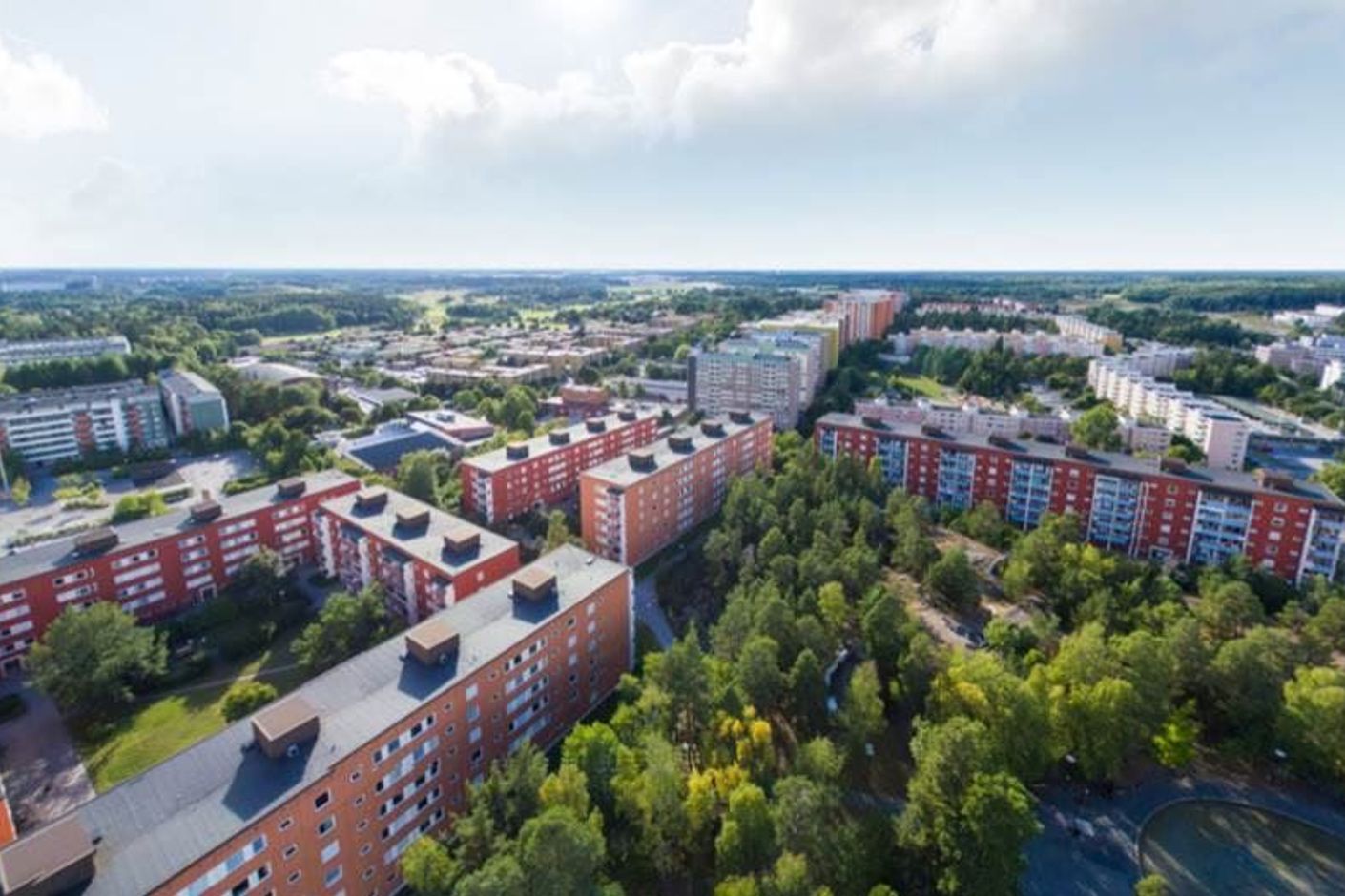 Lågupplöst Flygfoto