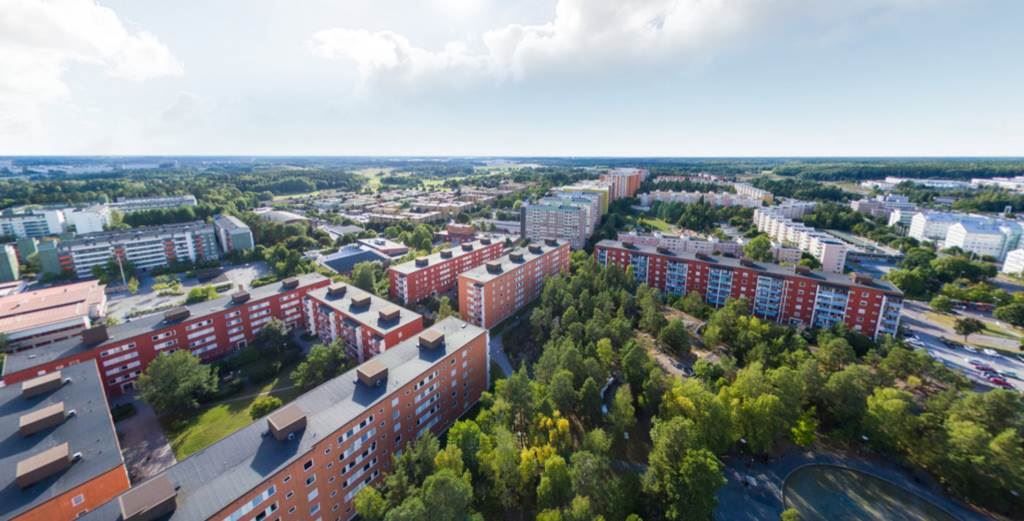 Lågupplöst Flygfoto