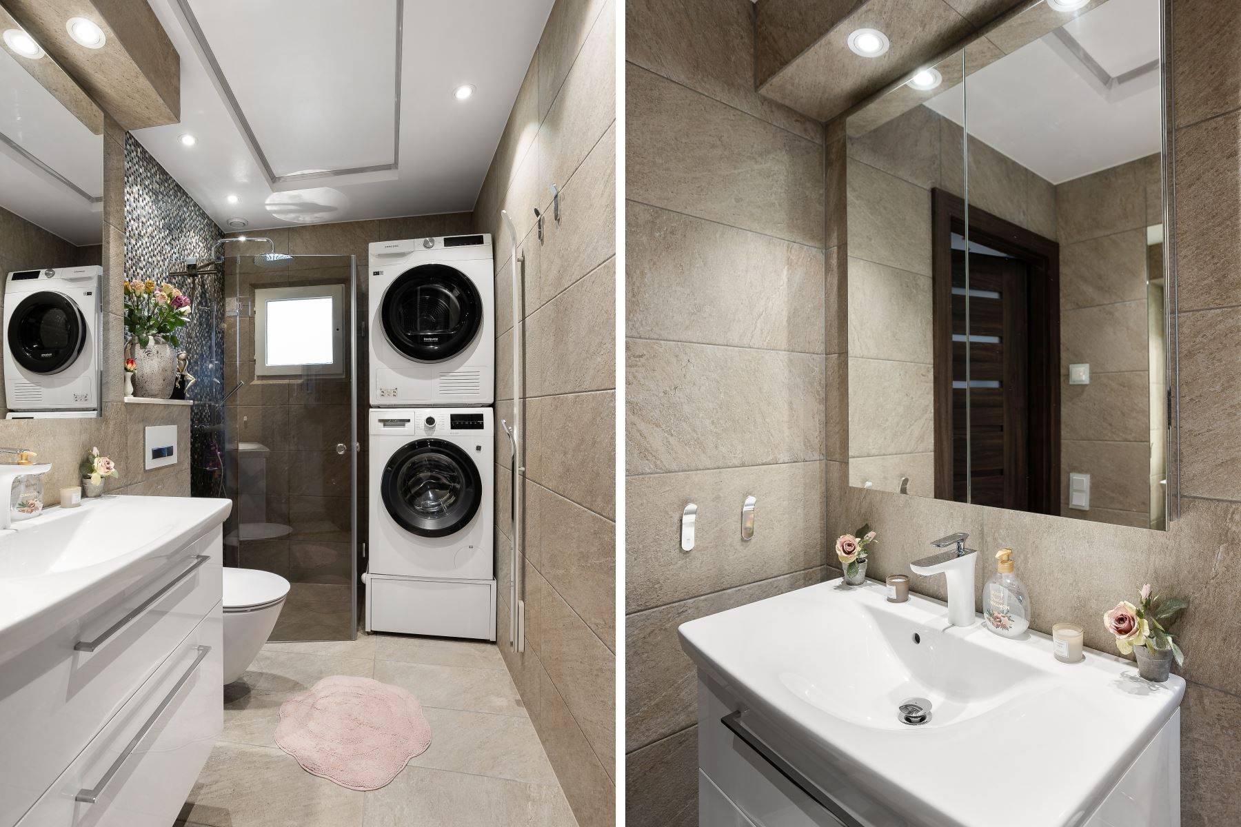 Snyggt och modernt badrum med TM/TT