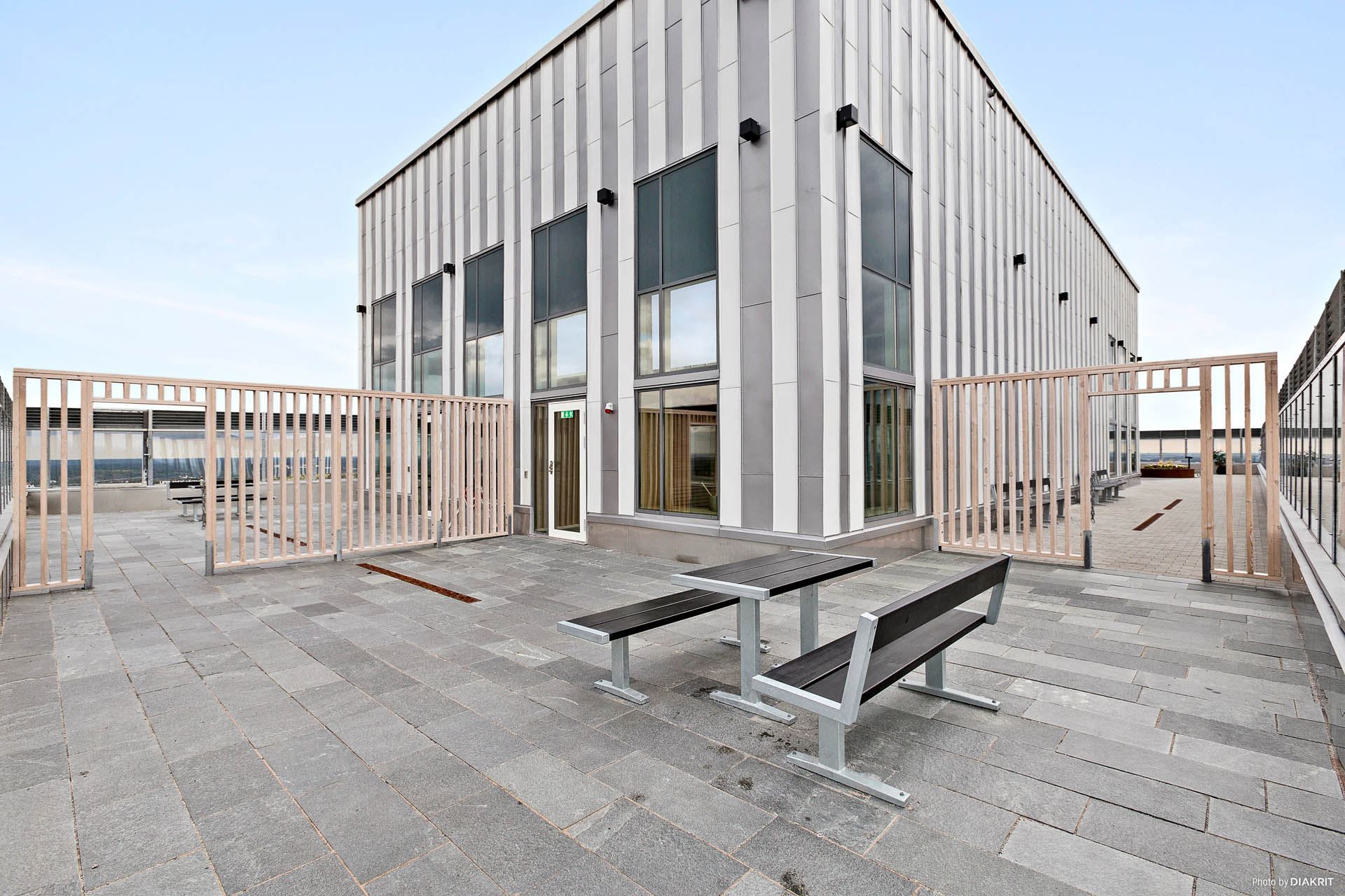 Takterrass på våning 36