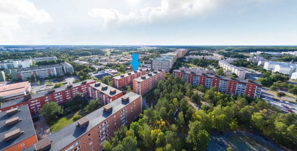 Lågupplöst Flygfoto