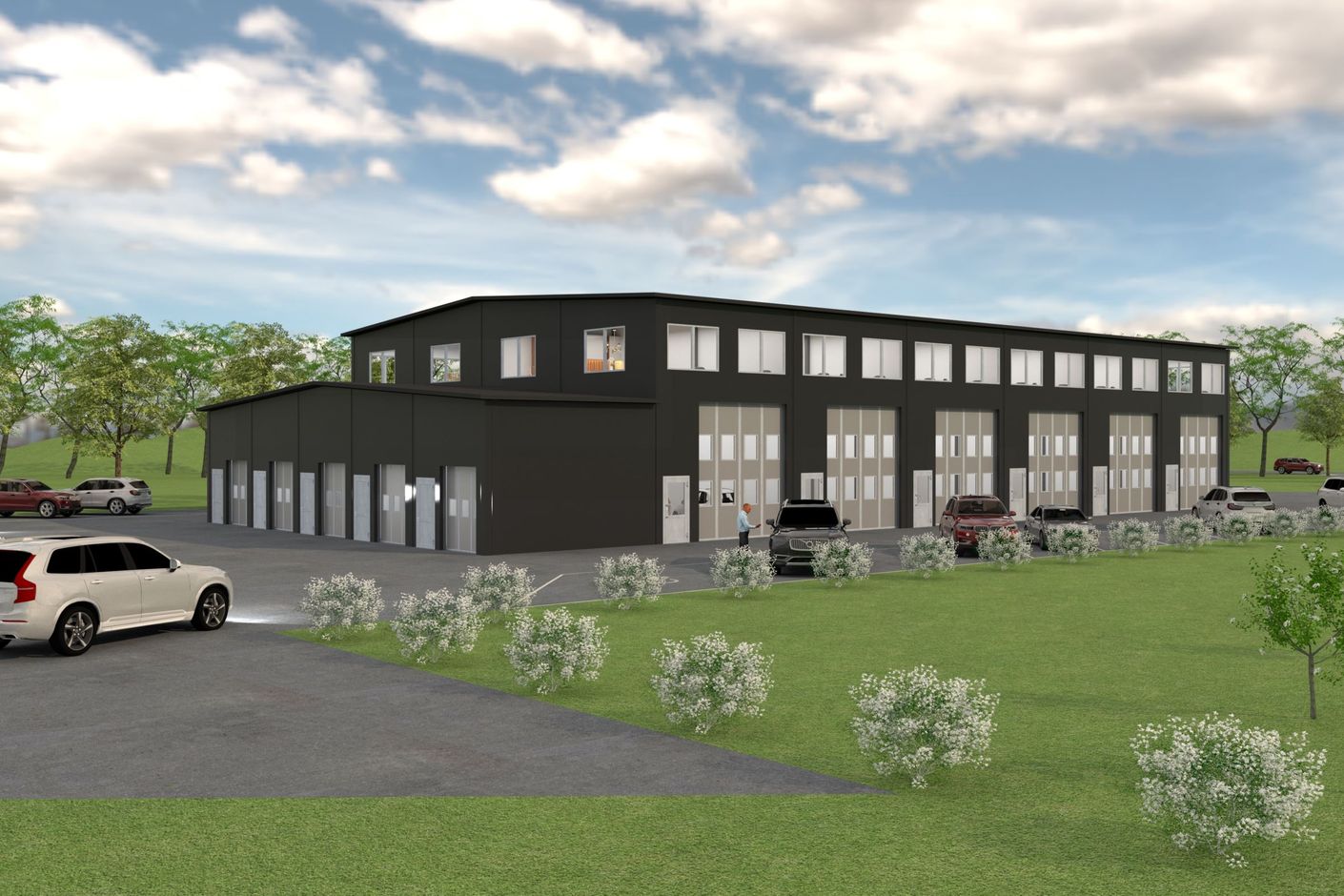 Renderad bild innan byggnation