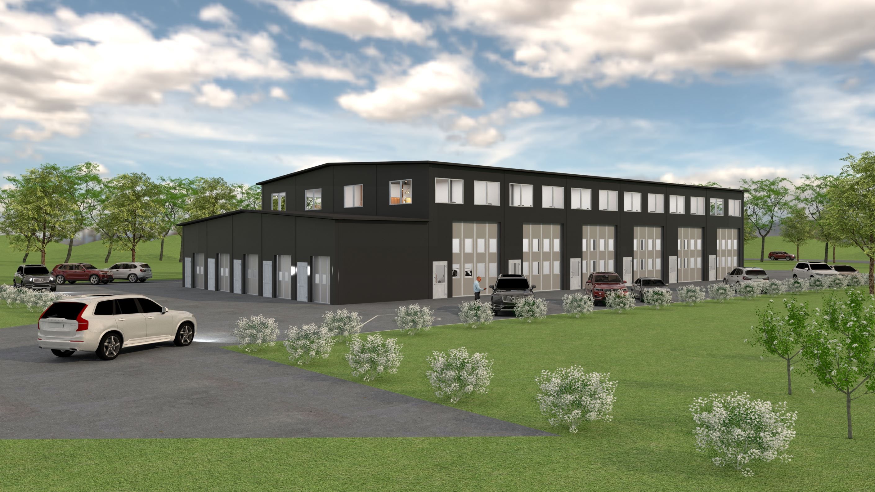 Renderad bild innan byggnation