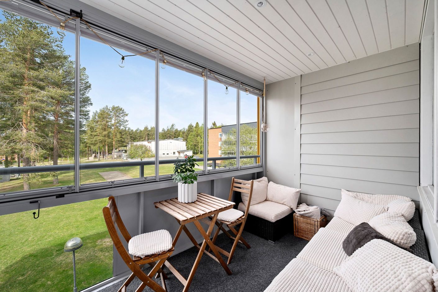 Balkong med utsikt