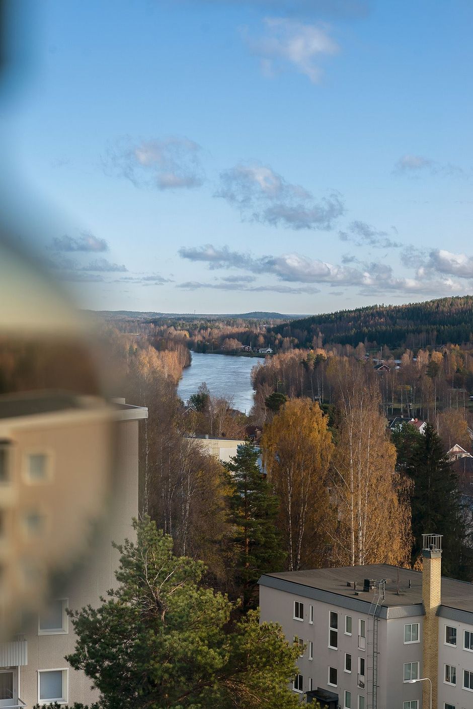Utsikt från balkong