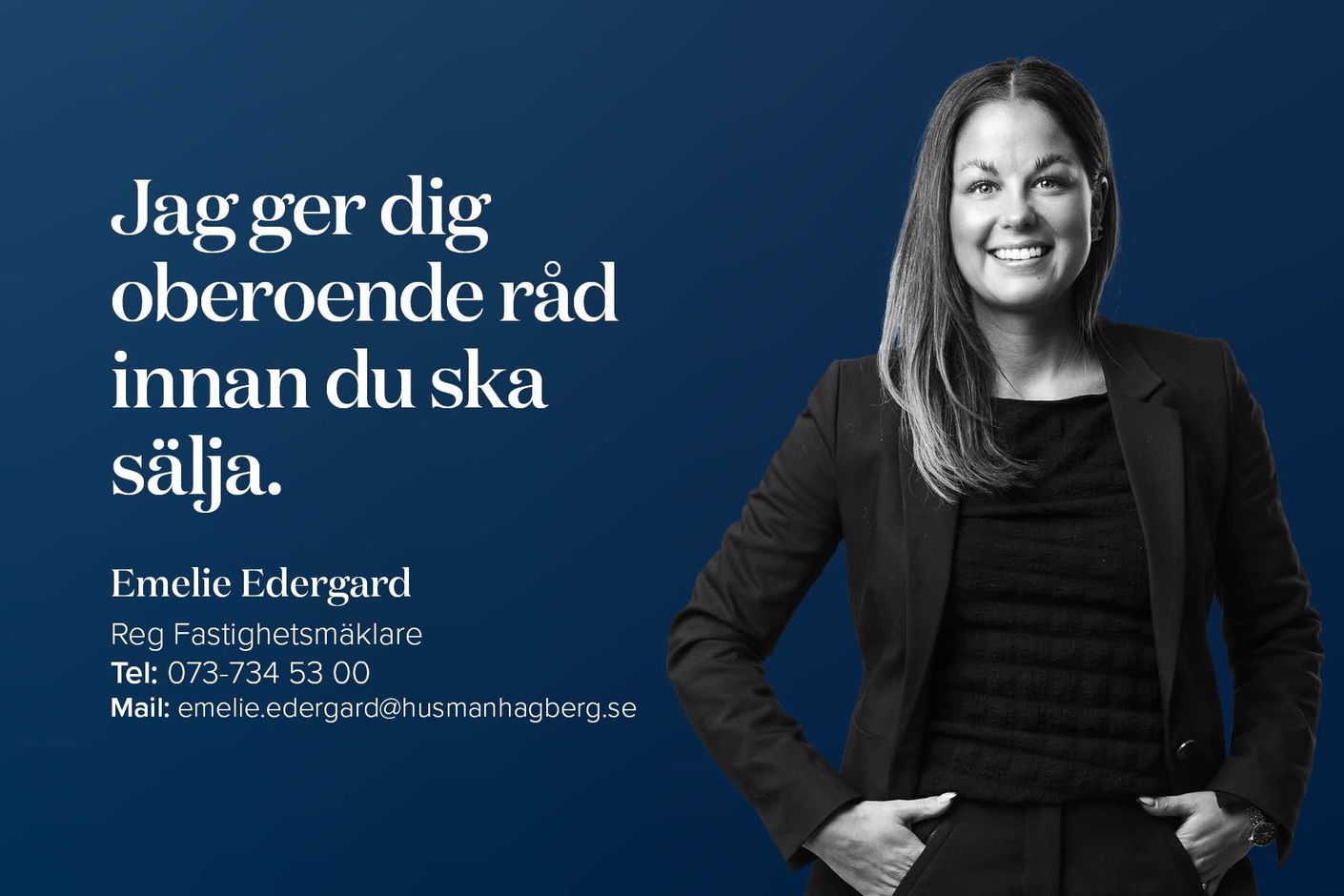 Jag ger dig oberoende råd innan du ska sälja