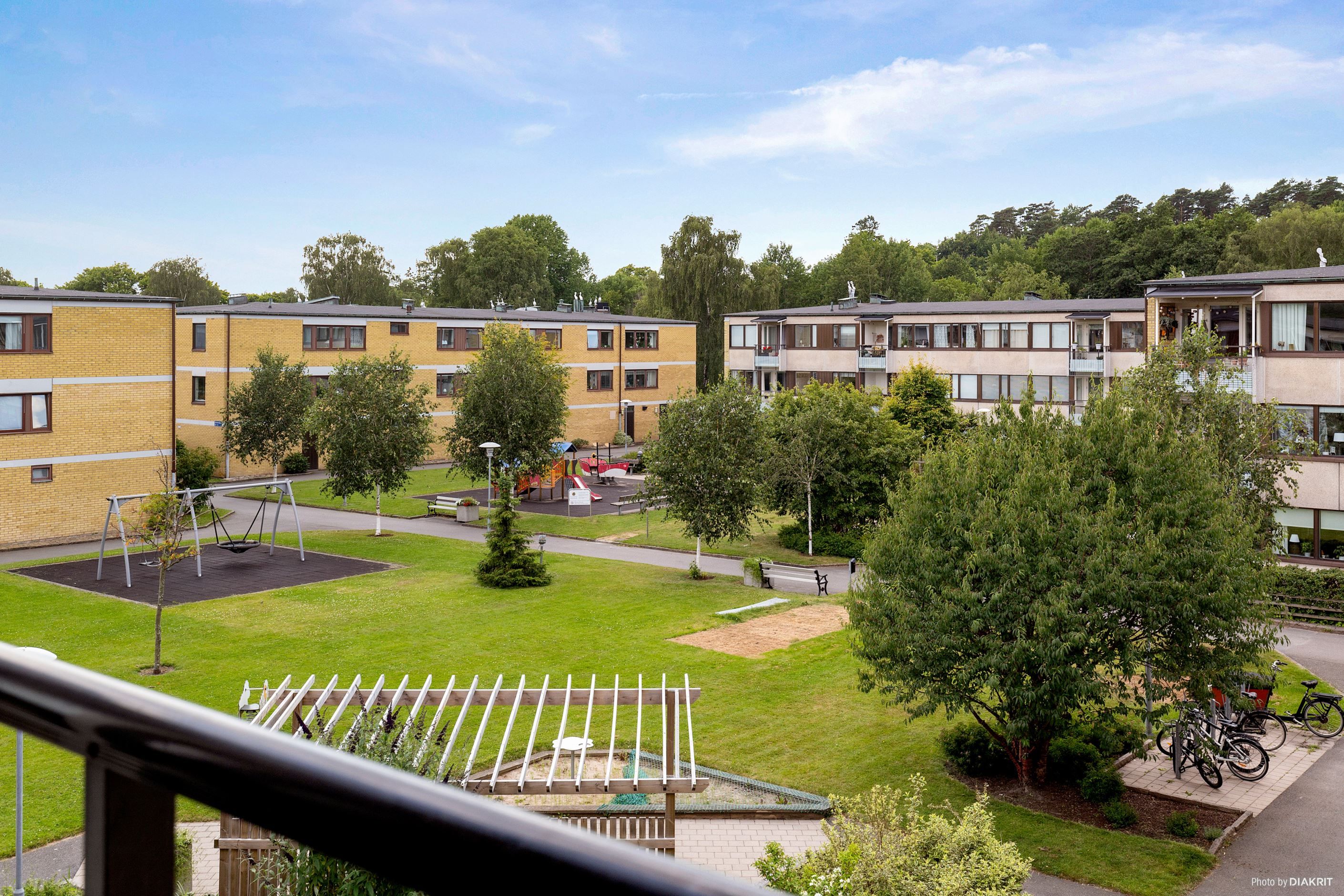 Utsikt från balkong