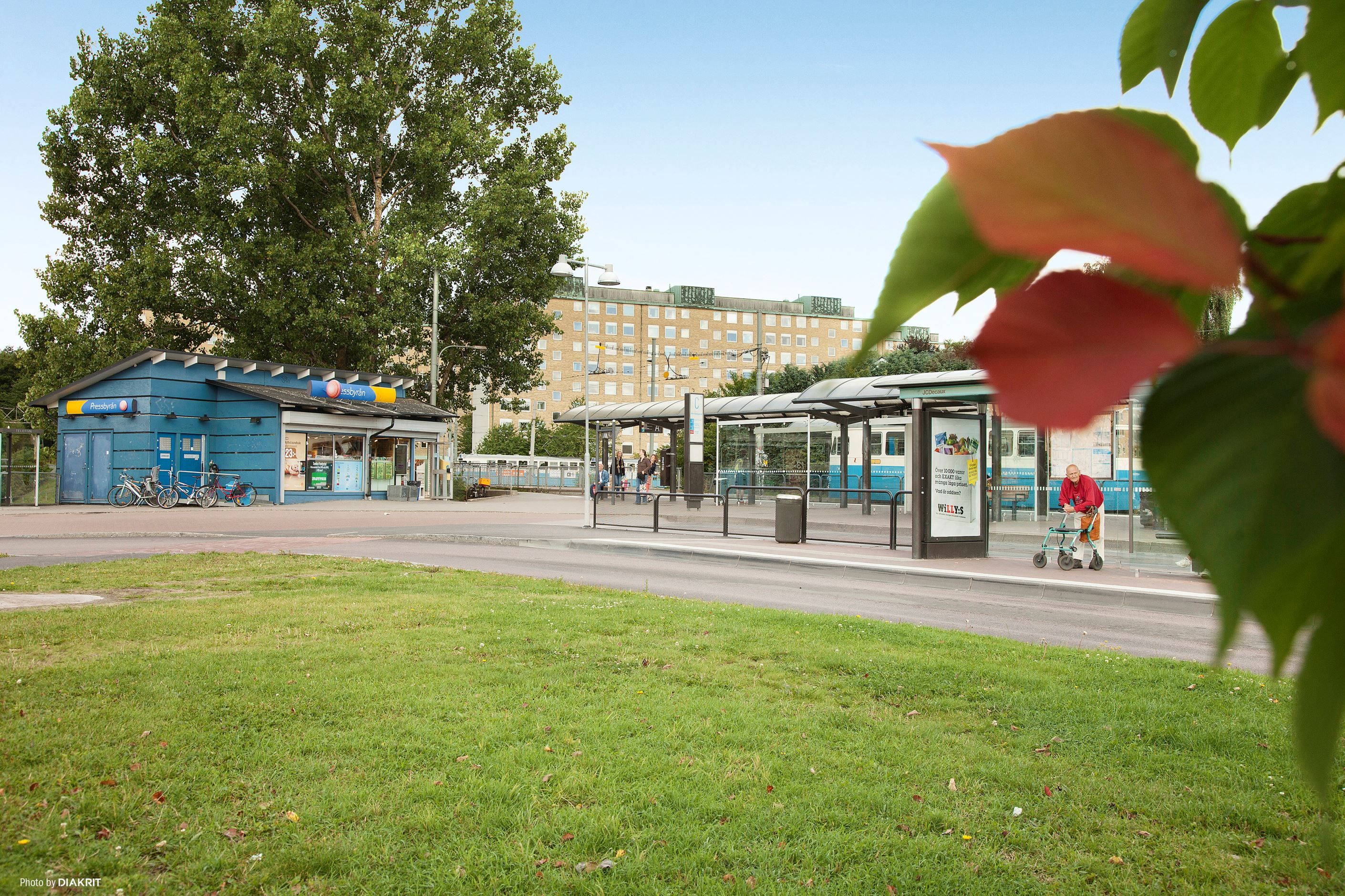 Här finns det bra kommunikationer från Marklandsgatan