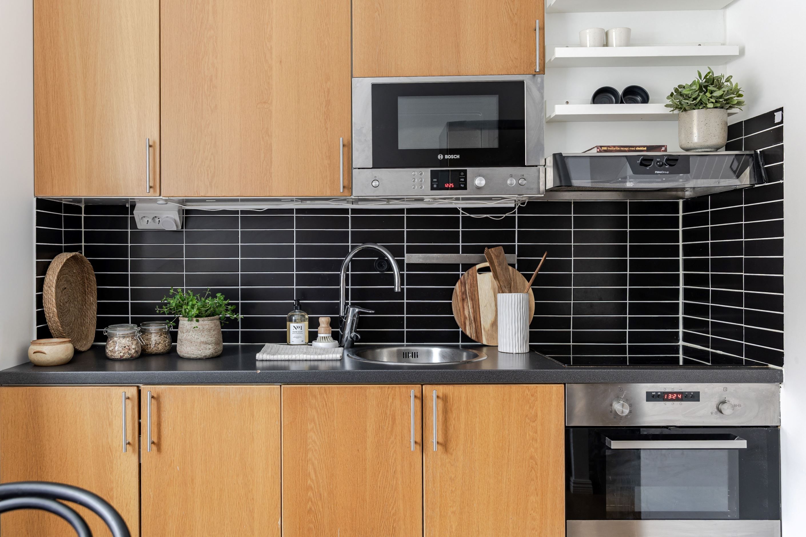 Snyggt och prydligt kök.