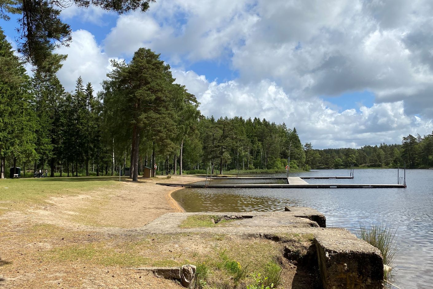 Fin badstrand