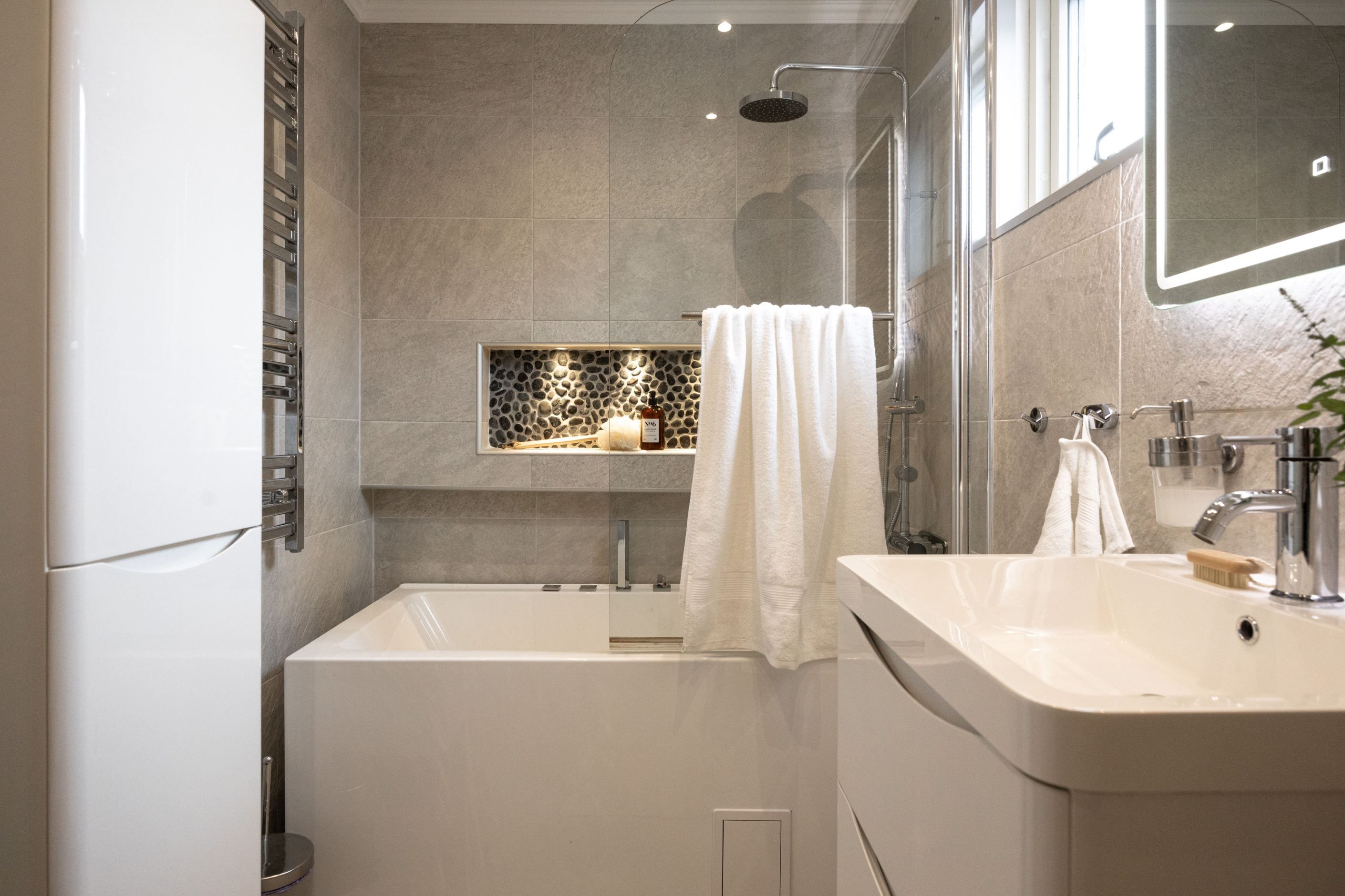 Badkar för avkopplande stunder.