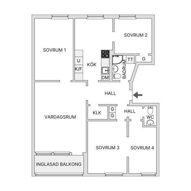 Stamgatan 15 Plan 2