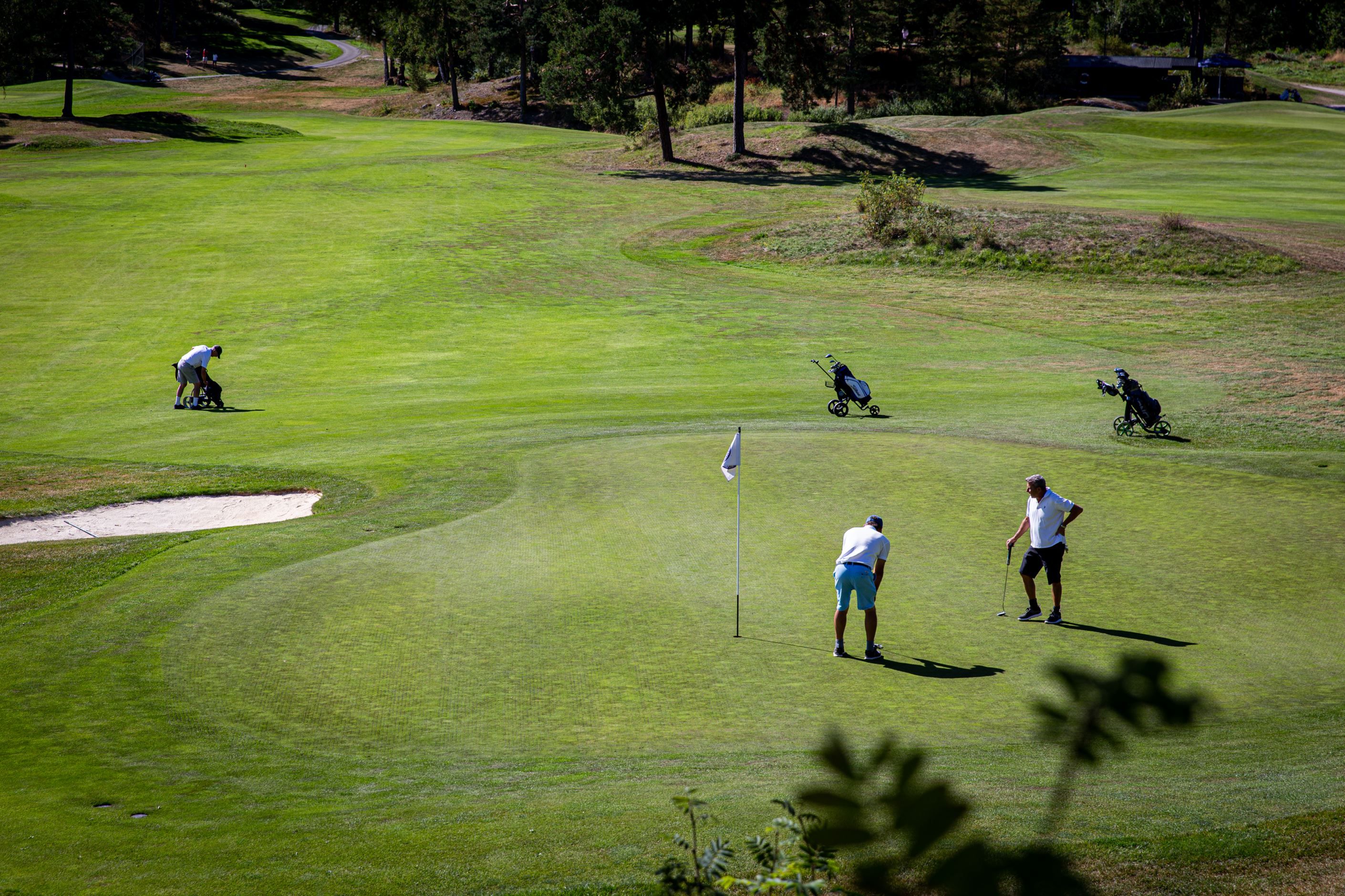 På Lidingö finns två golfbanor