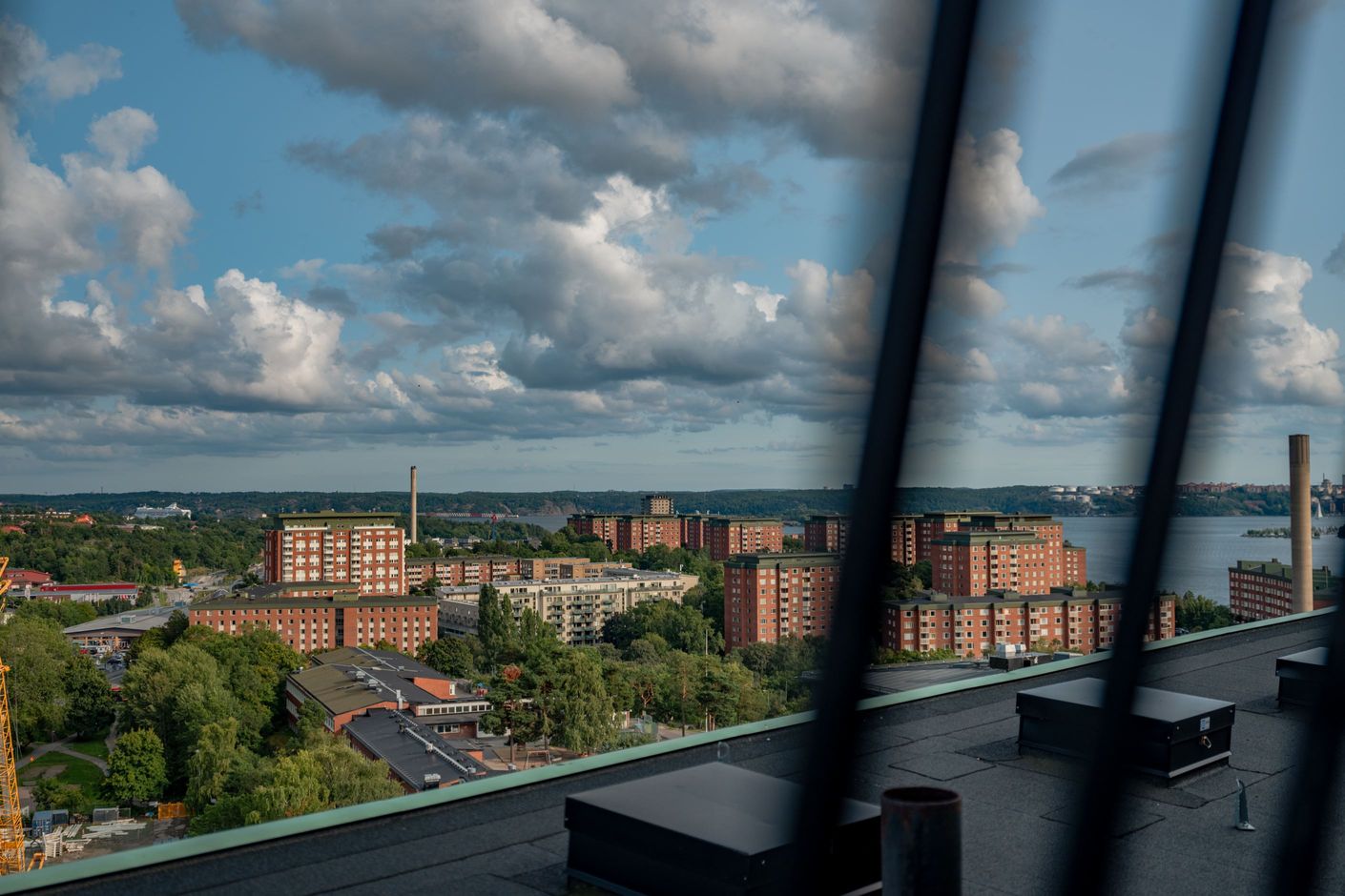 Utsikt från takterrass