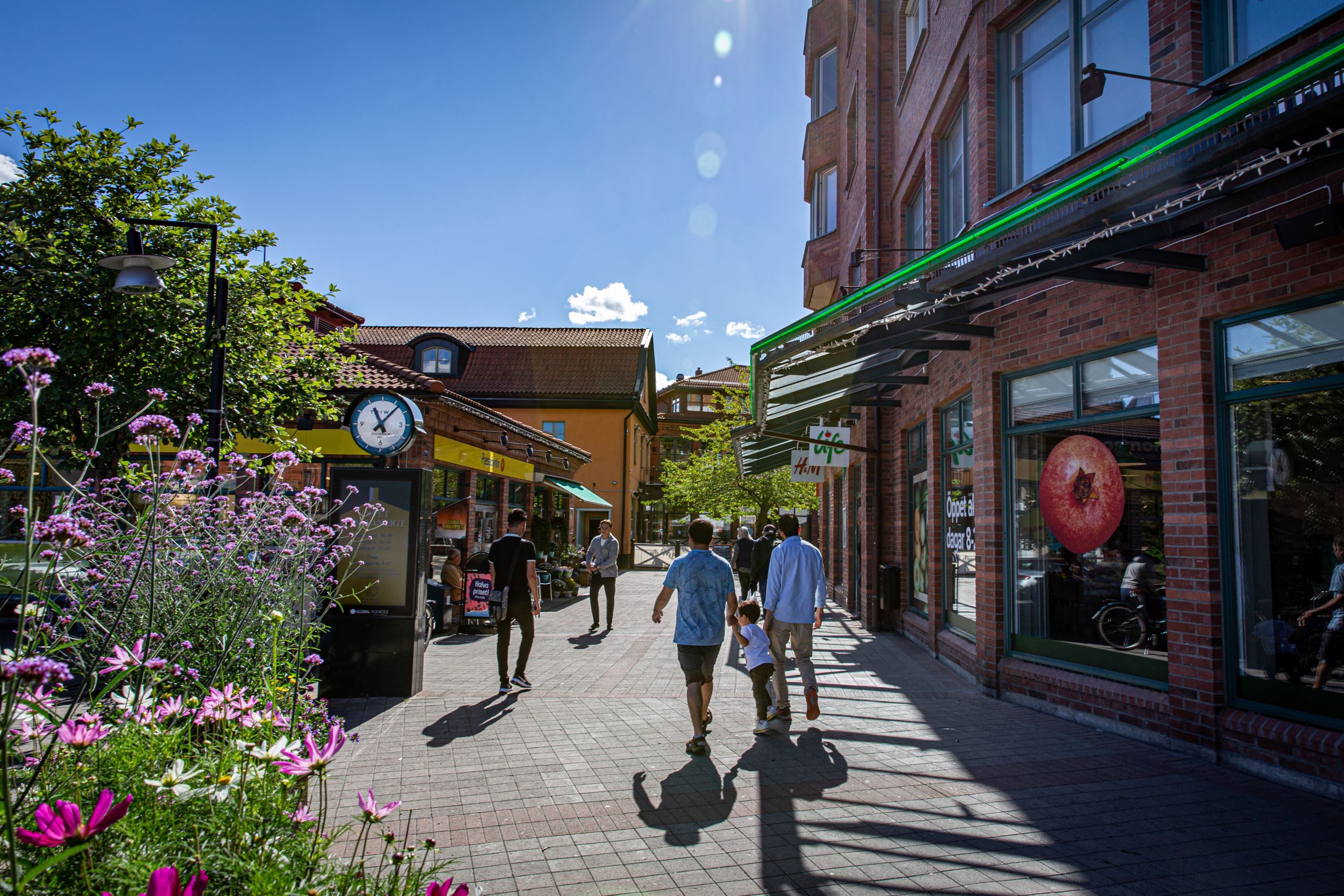 Centrum med bra utbud