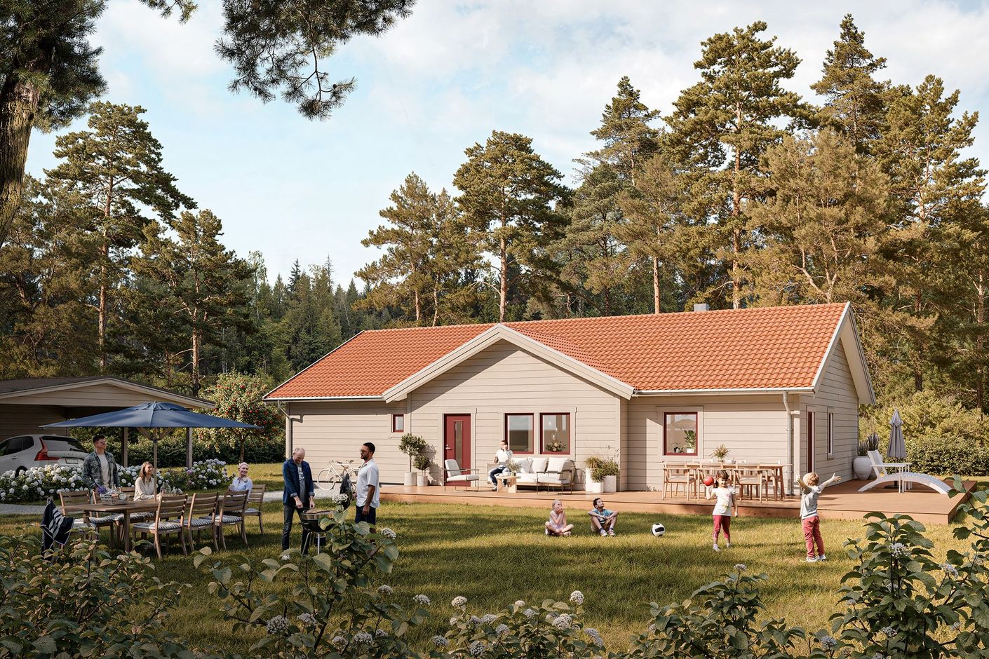 Huset framifrån