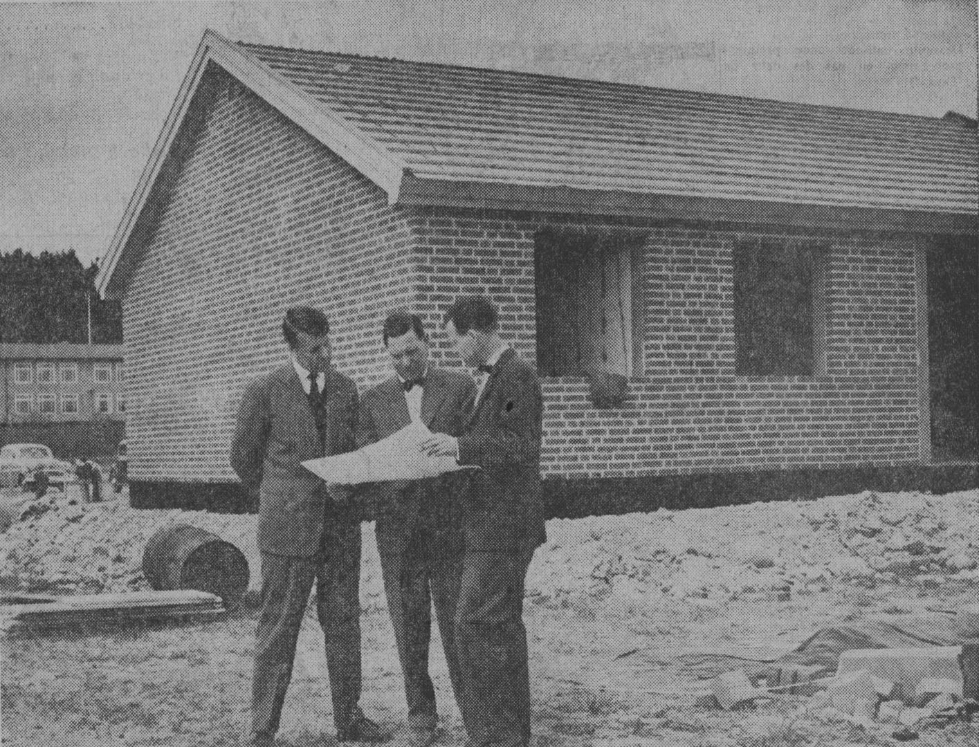Källa Svd 1959-05-31. Huset under uppförande.