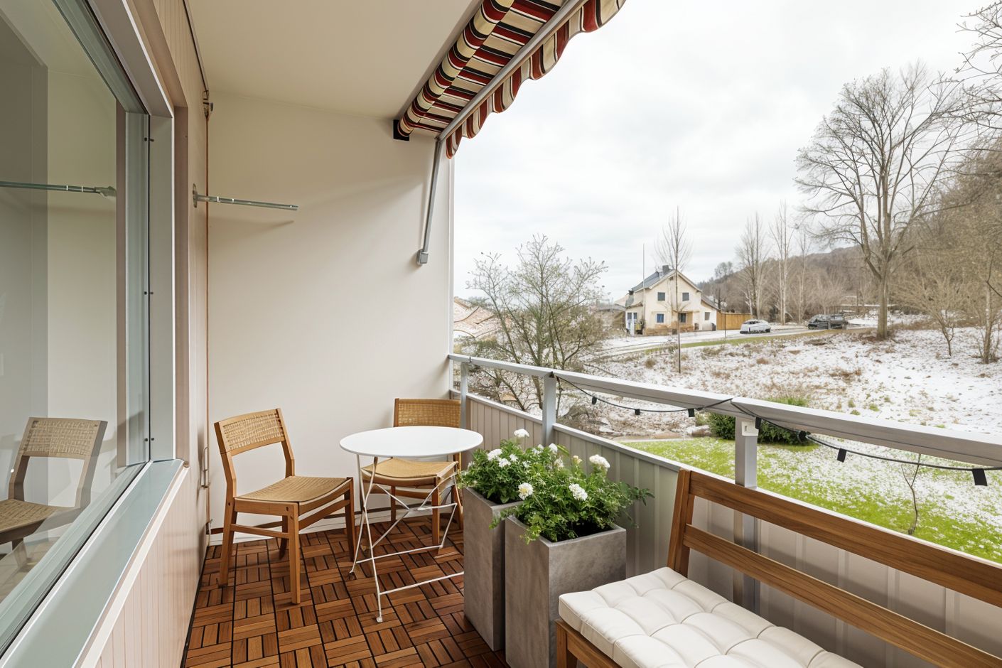 Balkong digitalt stylad